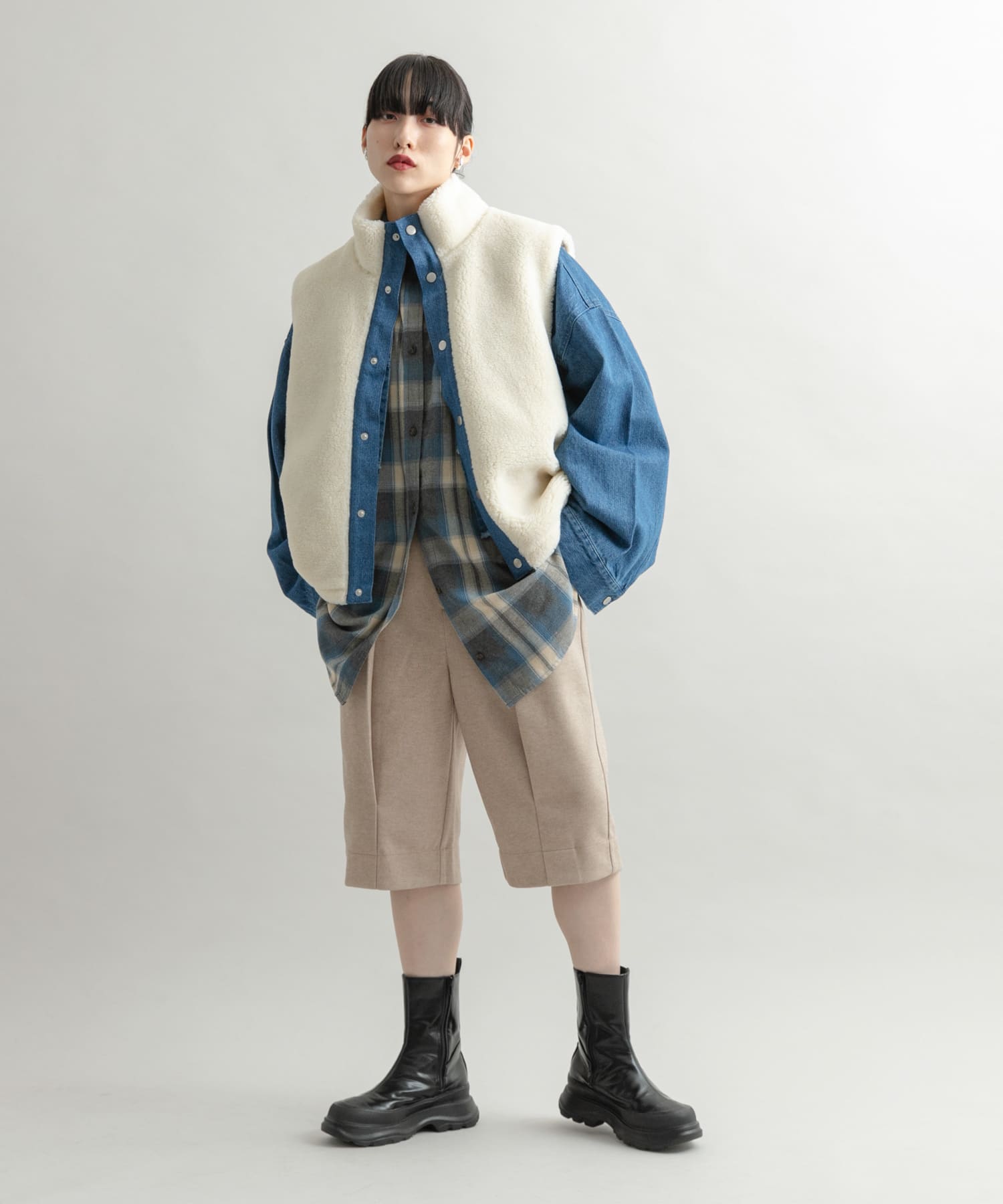 身長：160cm サイズ：one