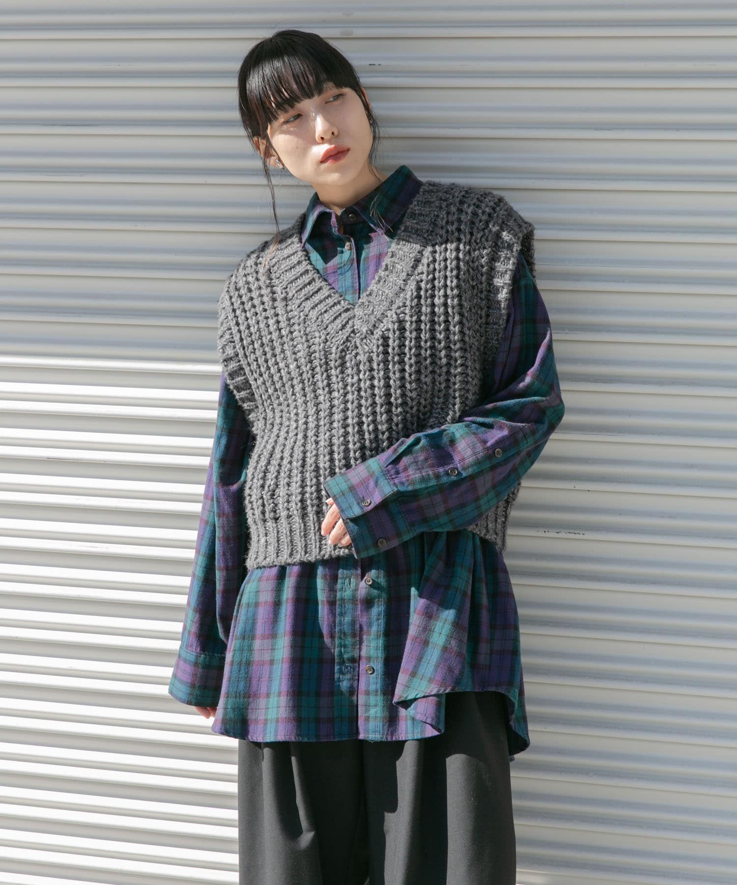 身長：160cm サイズ：one