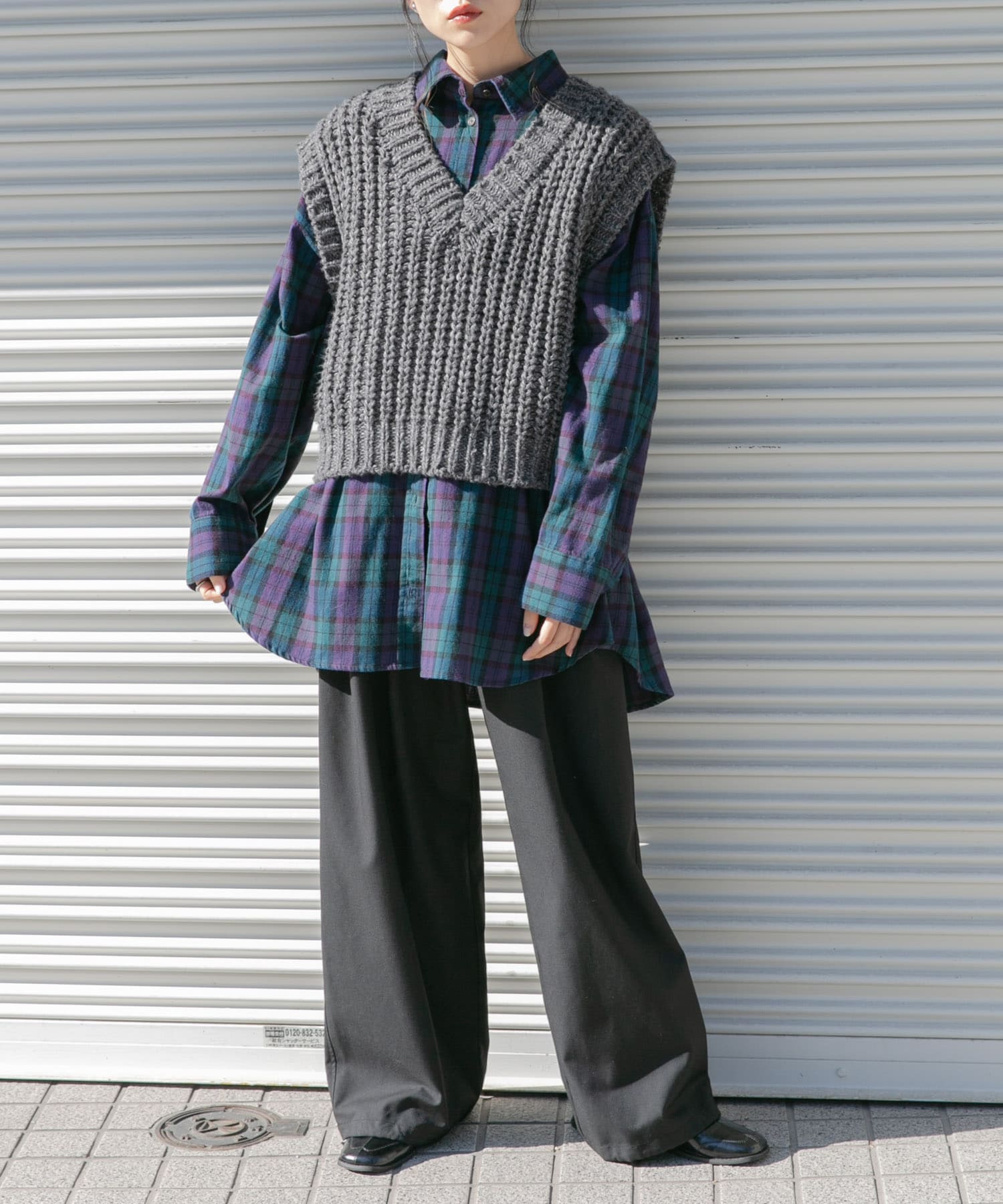 身長：160cm サイズ：one
