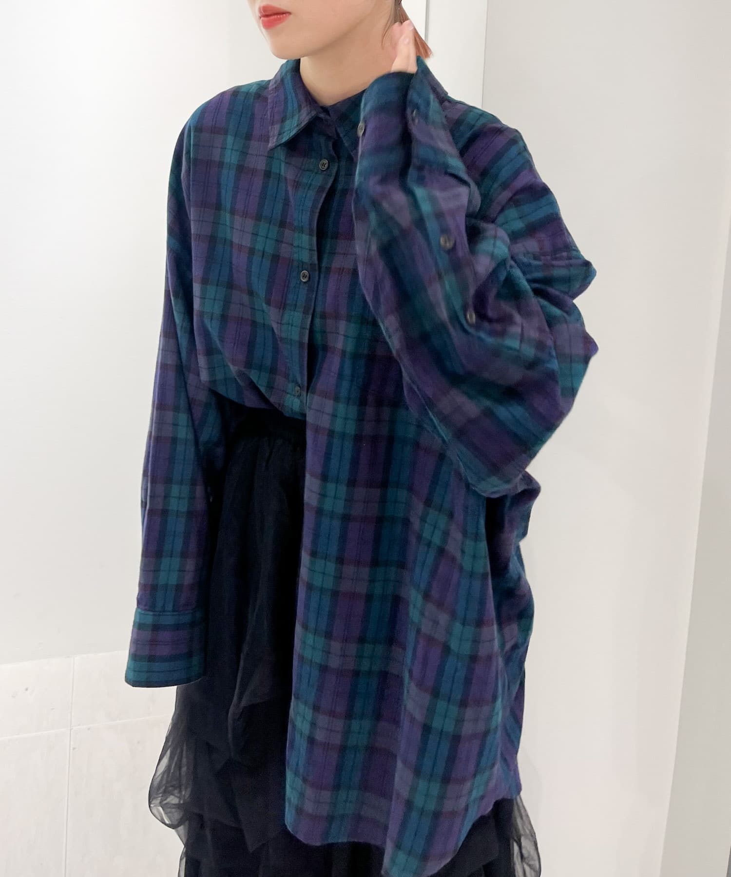 身長：153cm サイズ：one