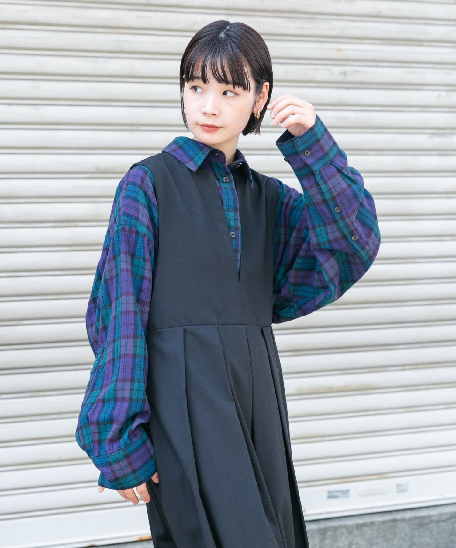 身長：160cm サイズ：one