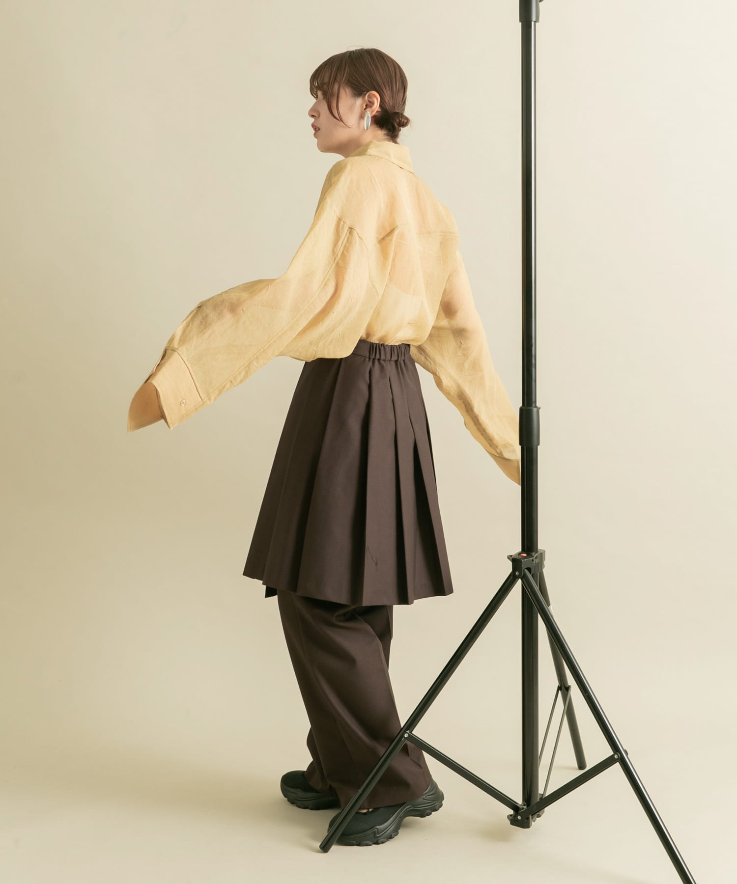 身長：160cm サイズ：one