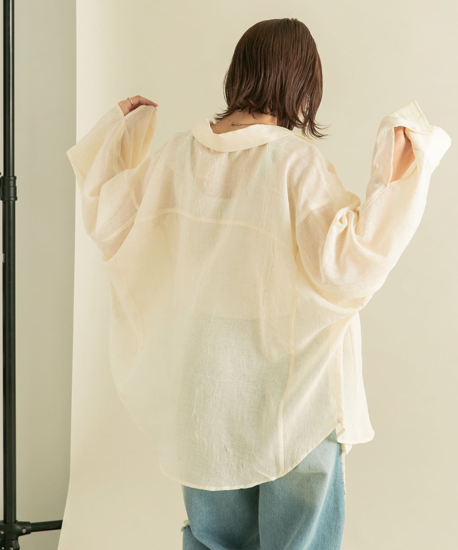 身長：160cm サイズ：one