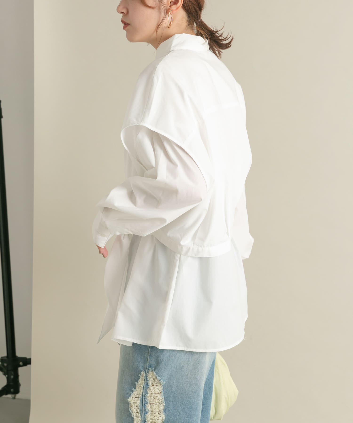 身長：160cm サイズ：one