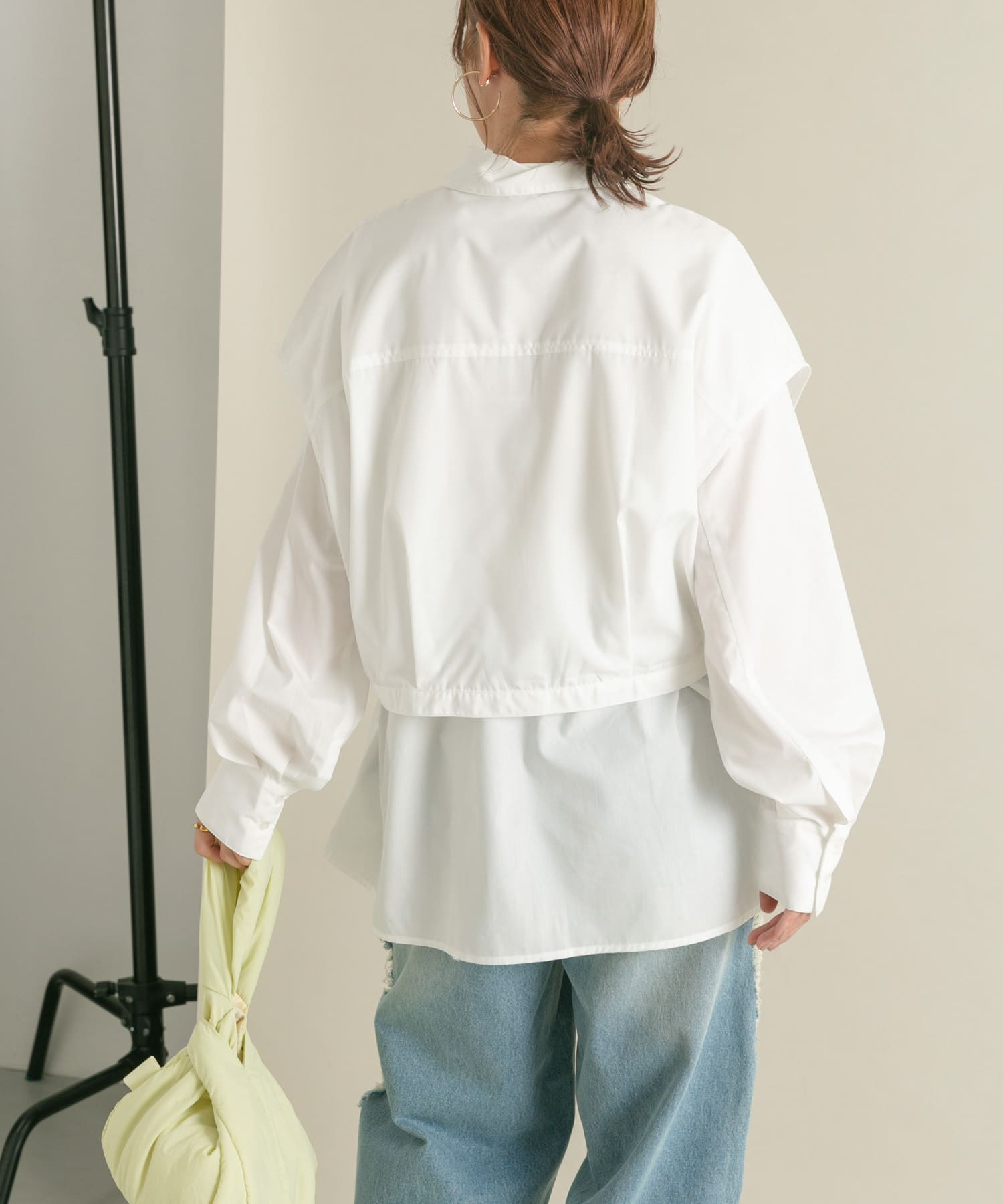 身長：160cm サイズ：one