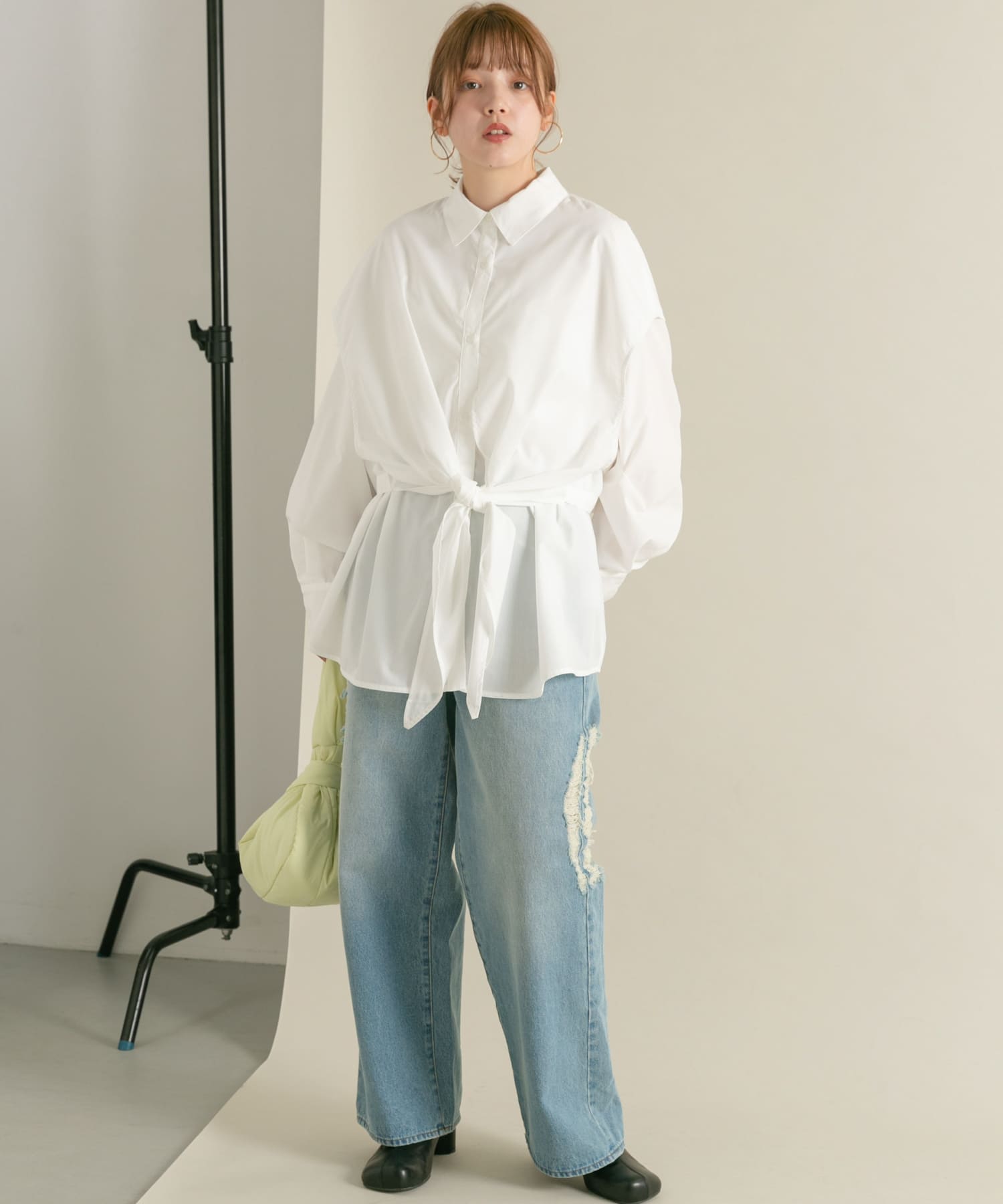 身長：160cm サイズ：one