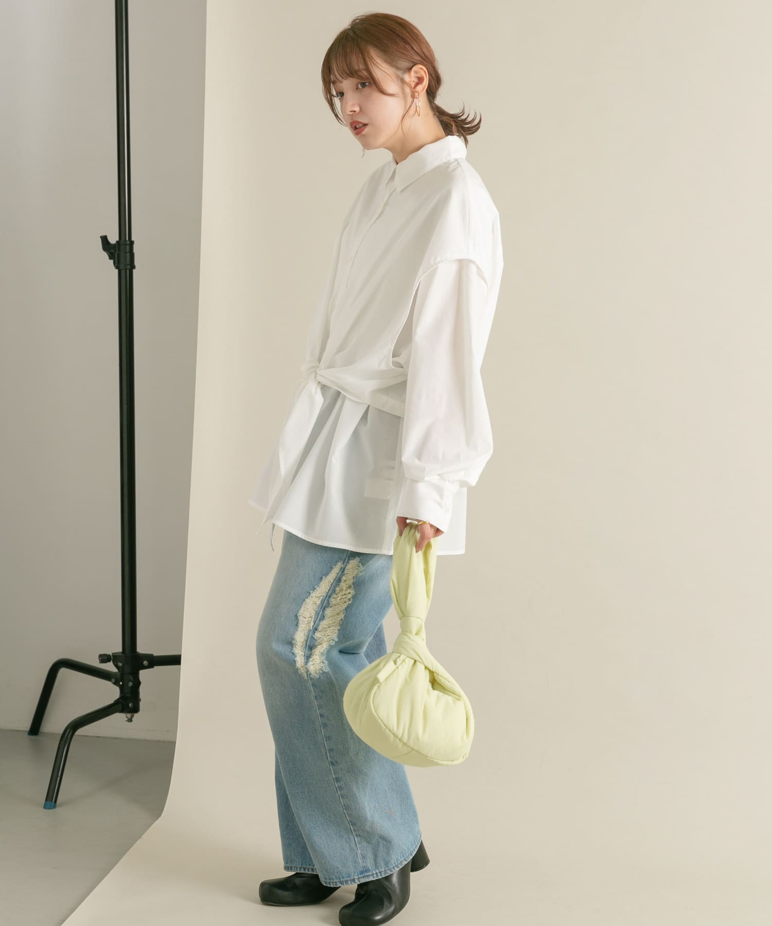 身長：160cm サイズ：one