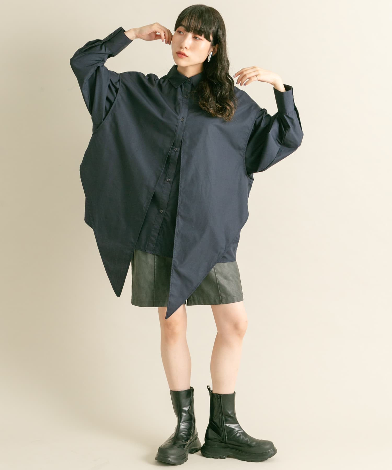 身長：160cm サイズ：one