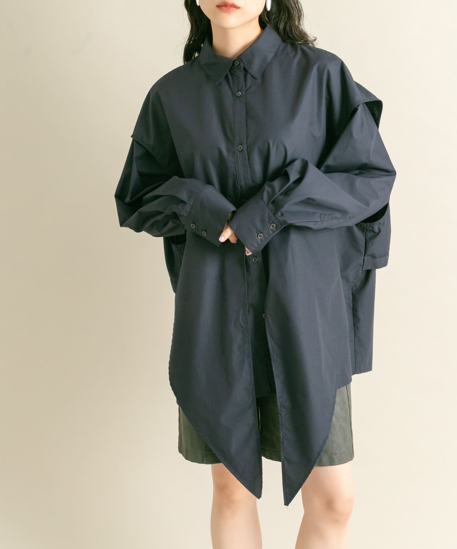 身長：160cm サイズ：one