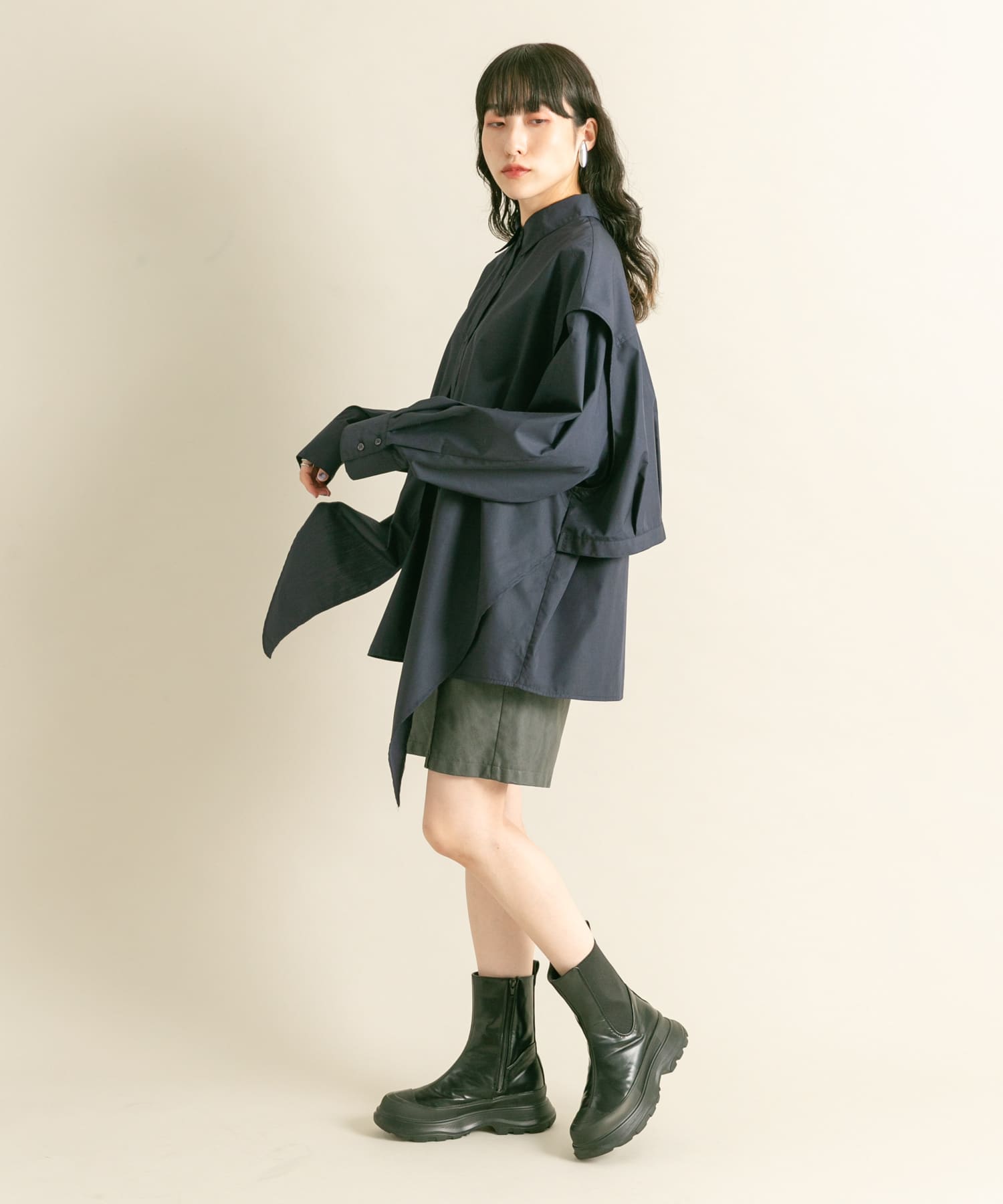 身長：160cm サイズ：one