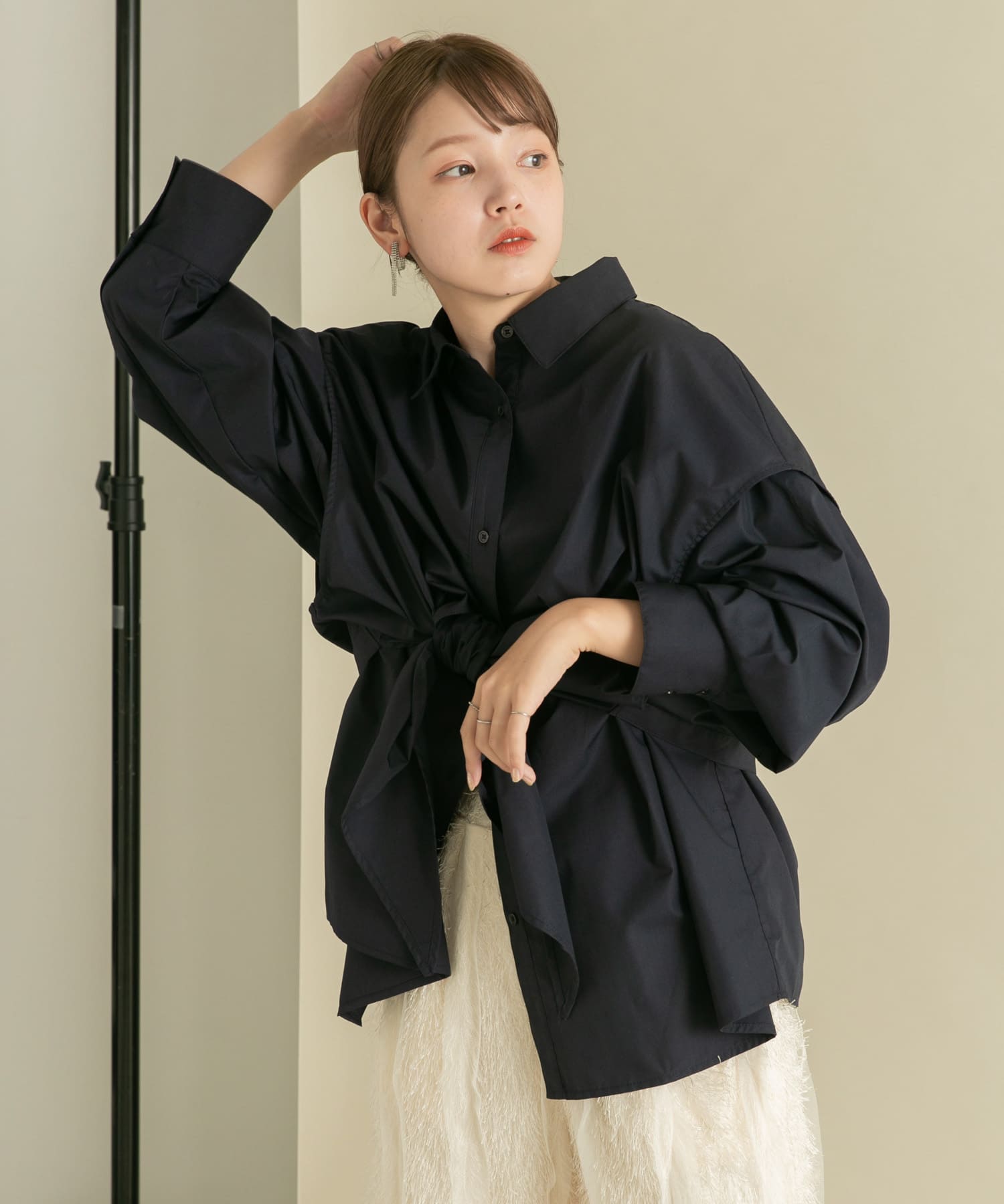 身長：160cm サイズ：one