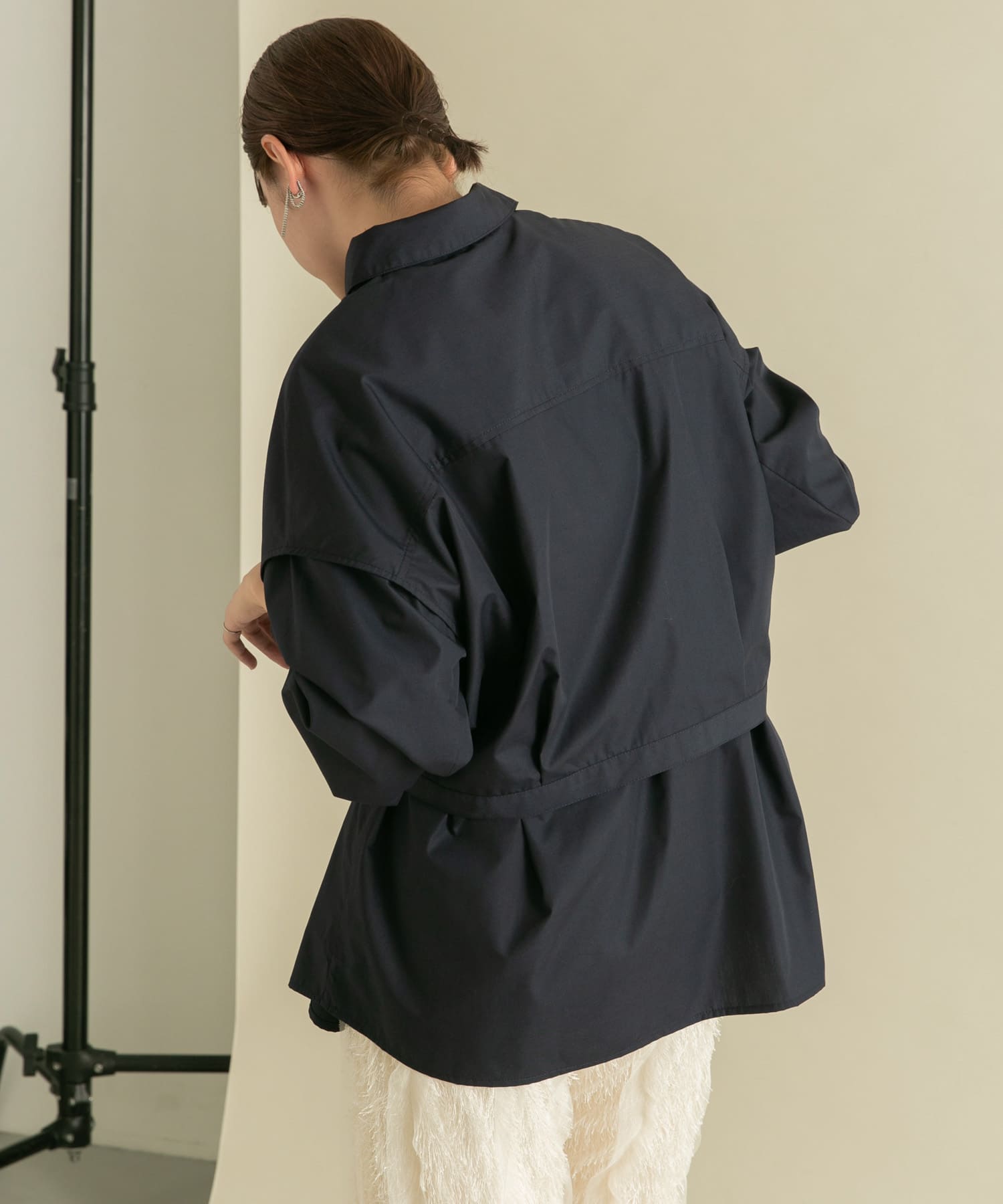 身長：160cm サイズ：one