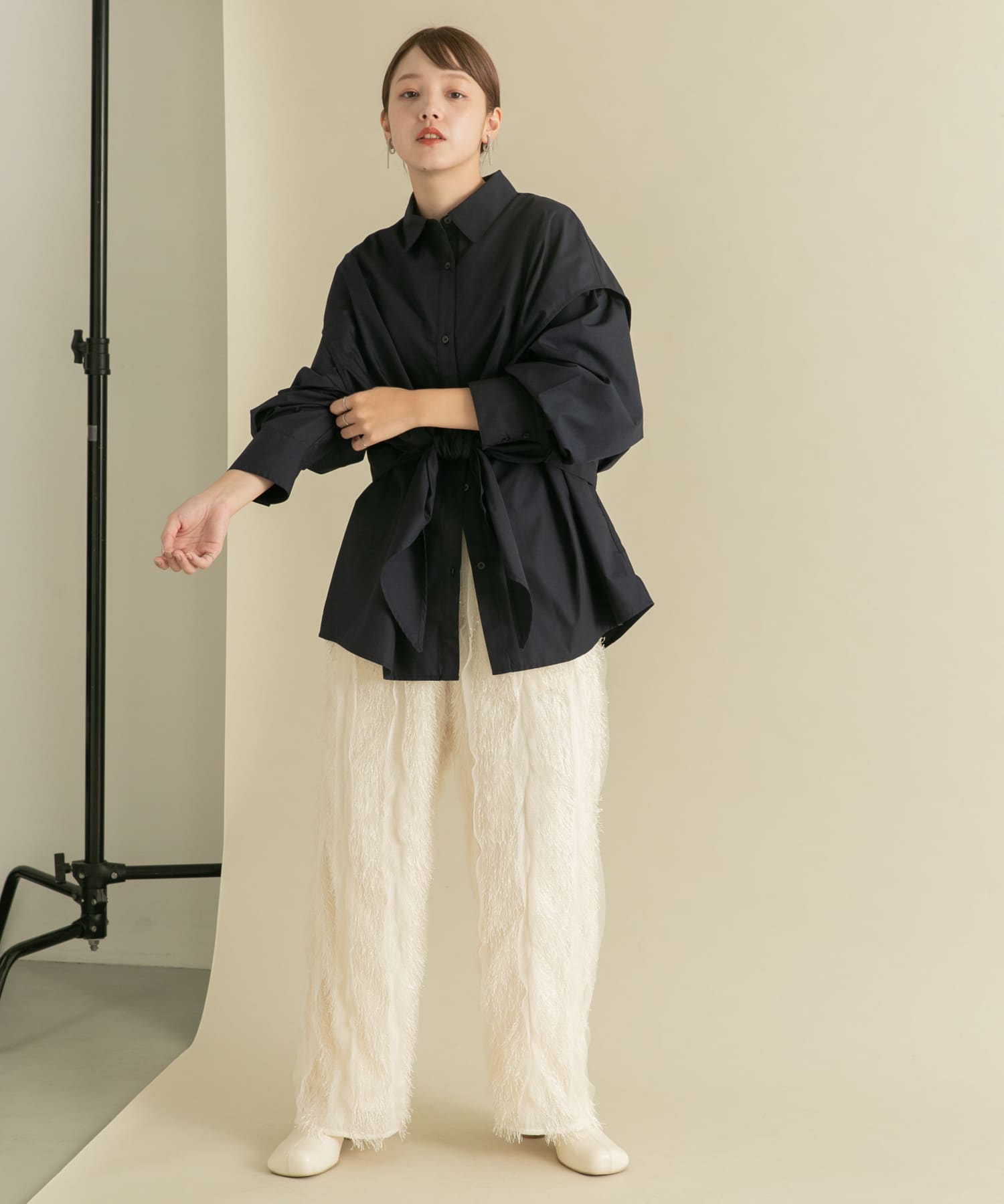 身長：160cm サイズ：one