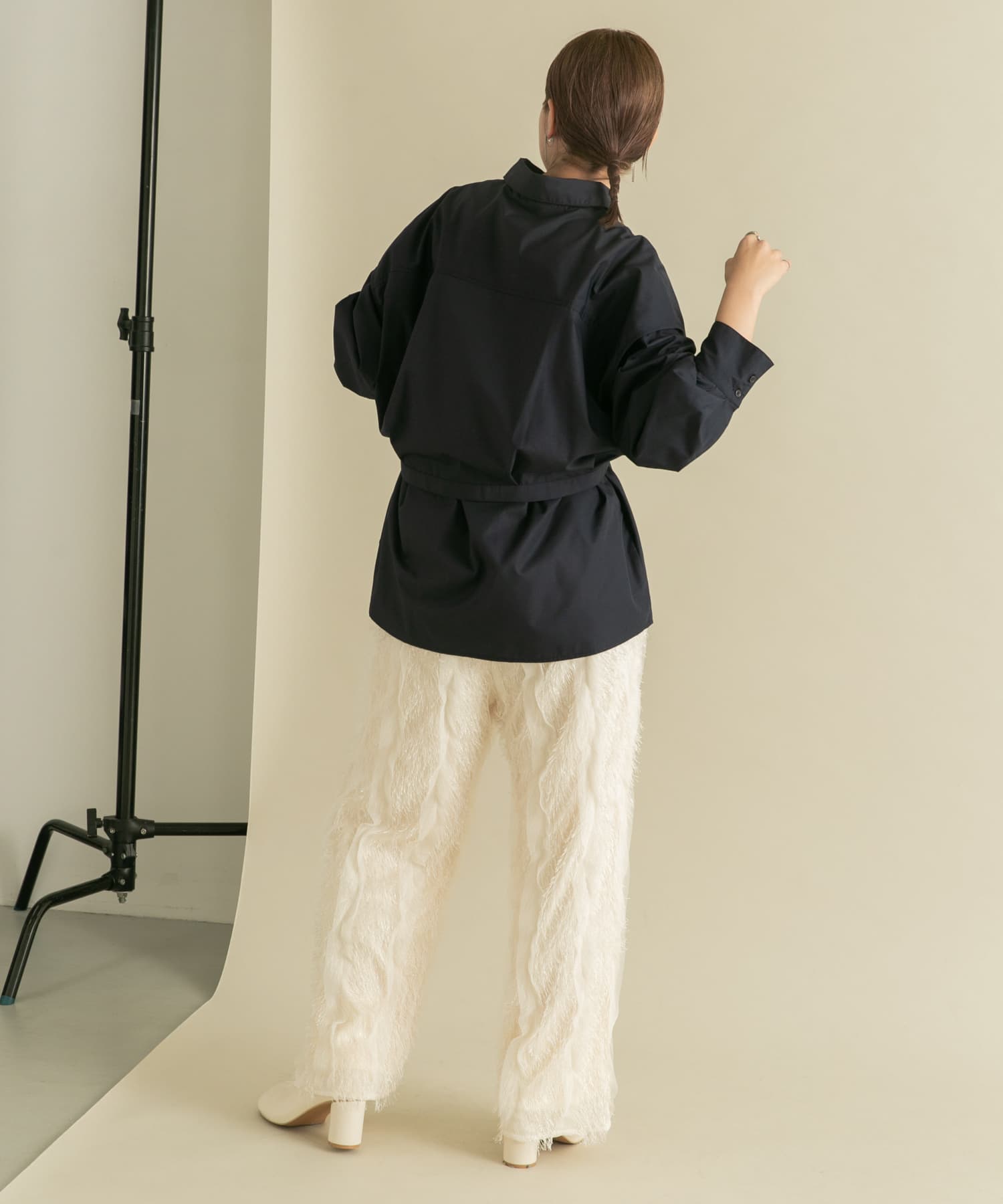 身長：160cm サイズ：one