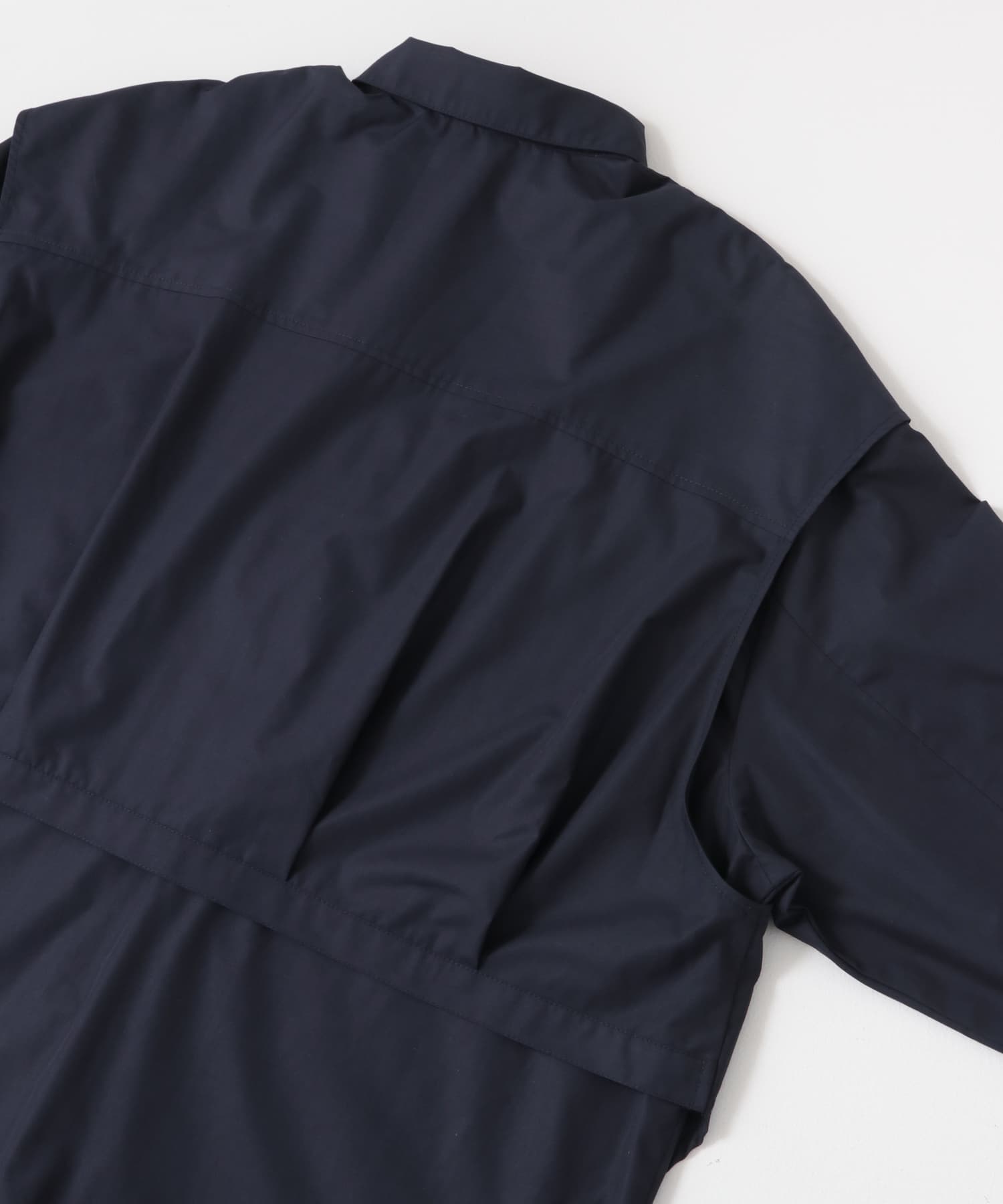 レイヤードBIGシャツ NAVY one