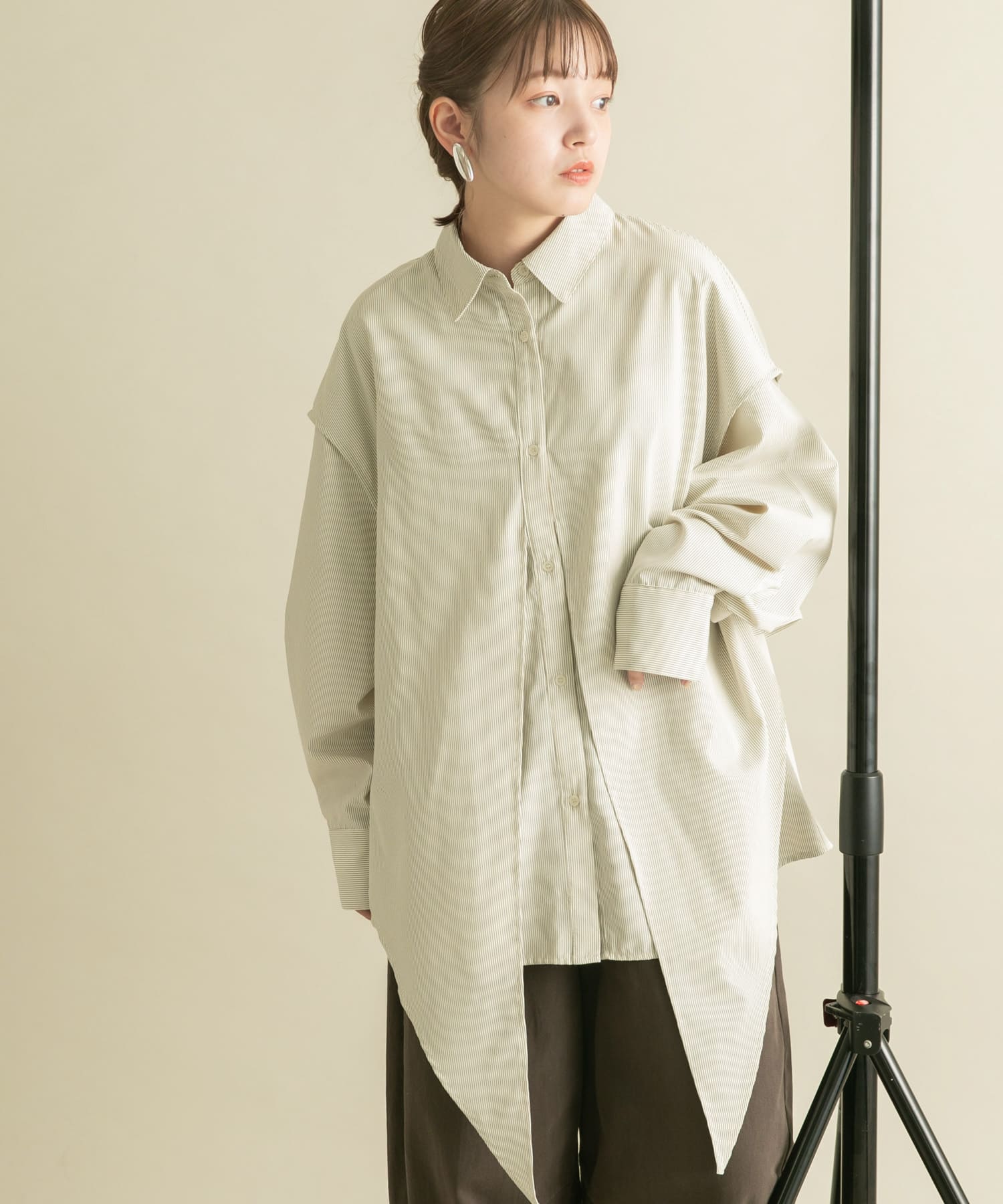 身長：160cm サイズ：one