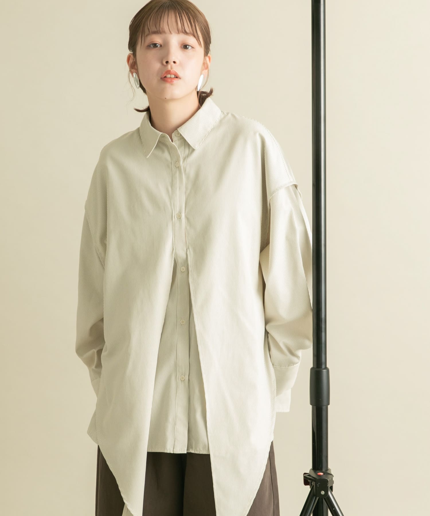 身長：160cm サイズ：one