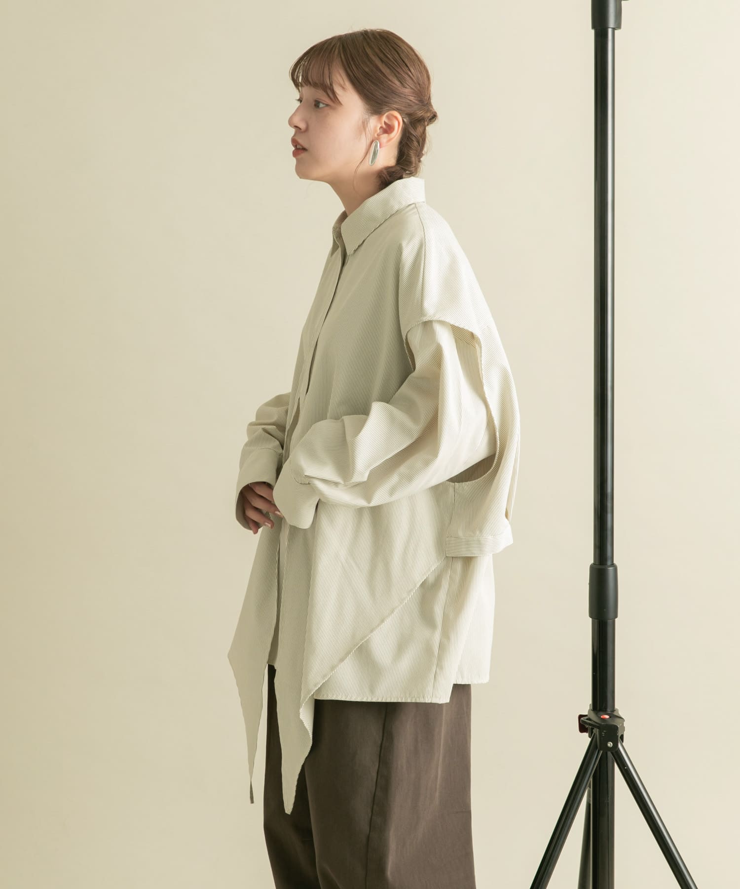 身長：160cm サイズ：one