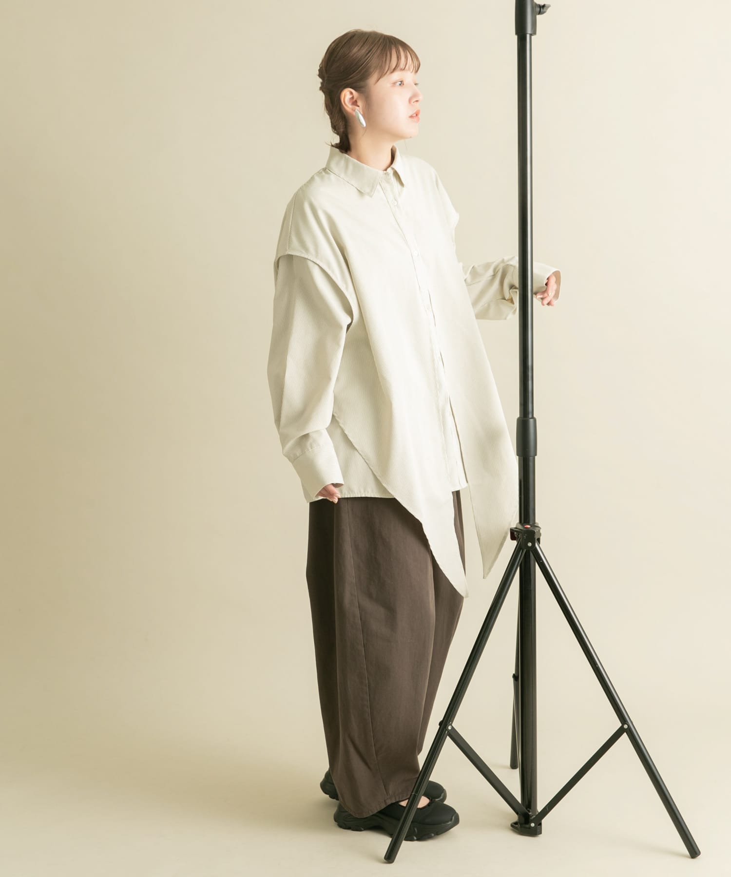 身長：160cm サイズ：one