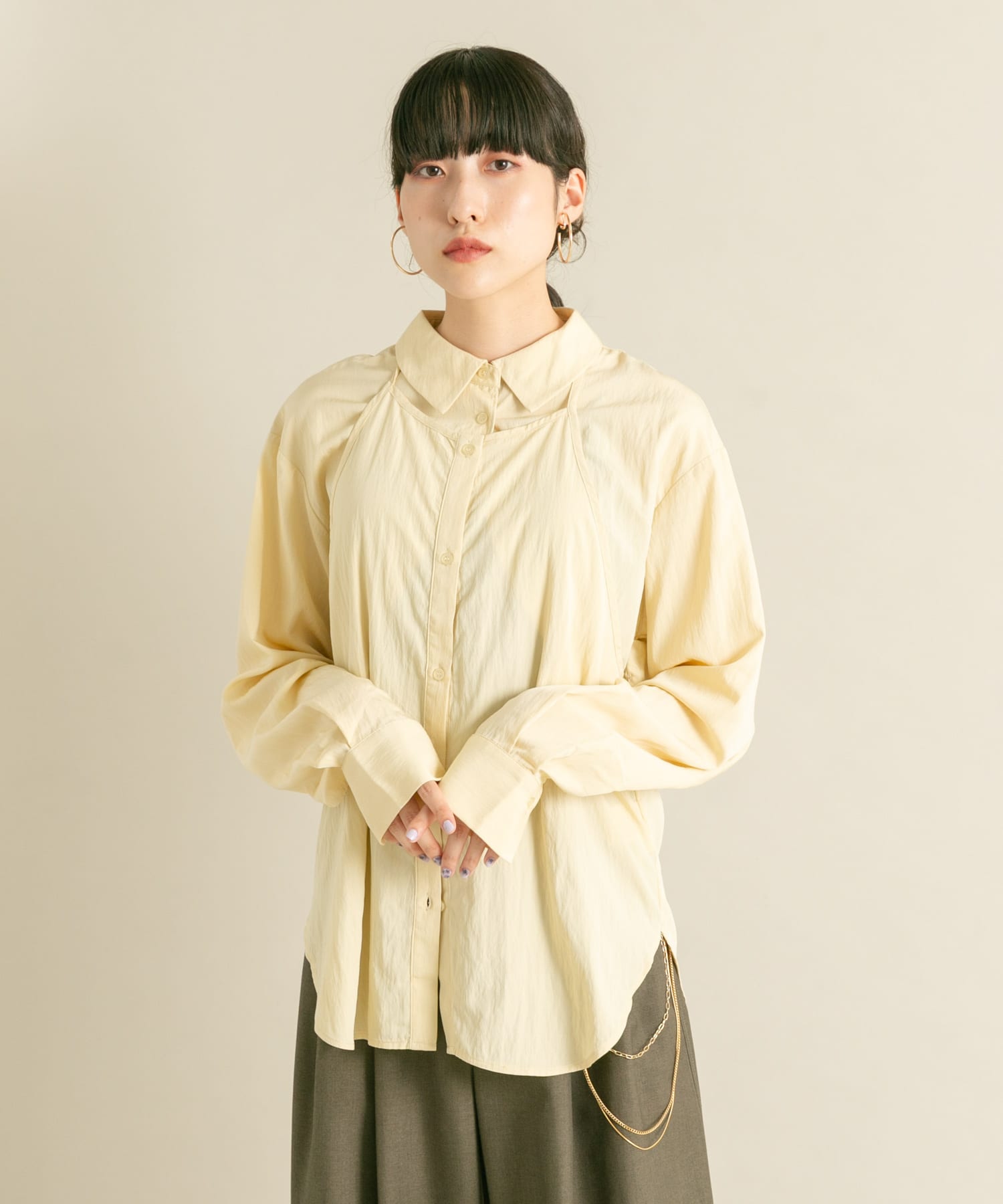 身長：160cm サイズ：one