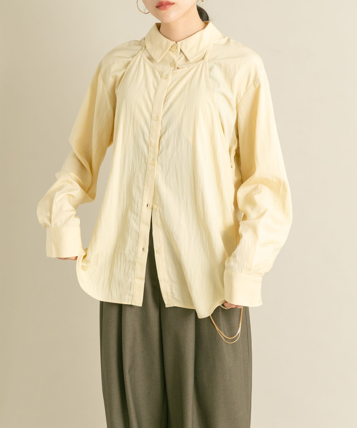 身長：160cm サイズ：one