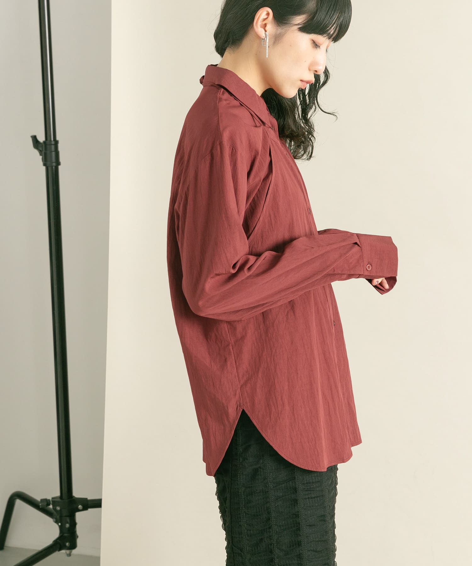 身長：160cm サイズ：one