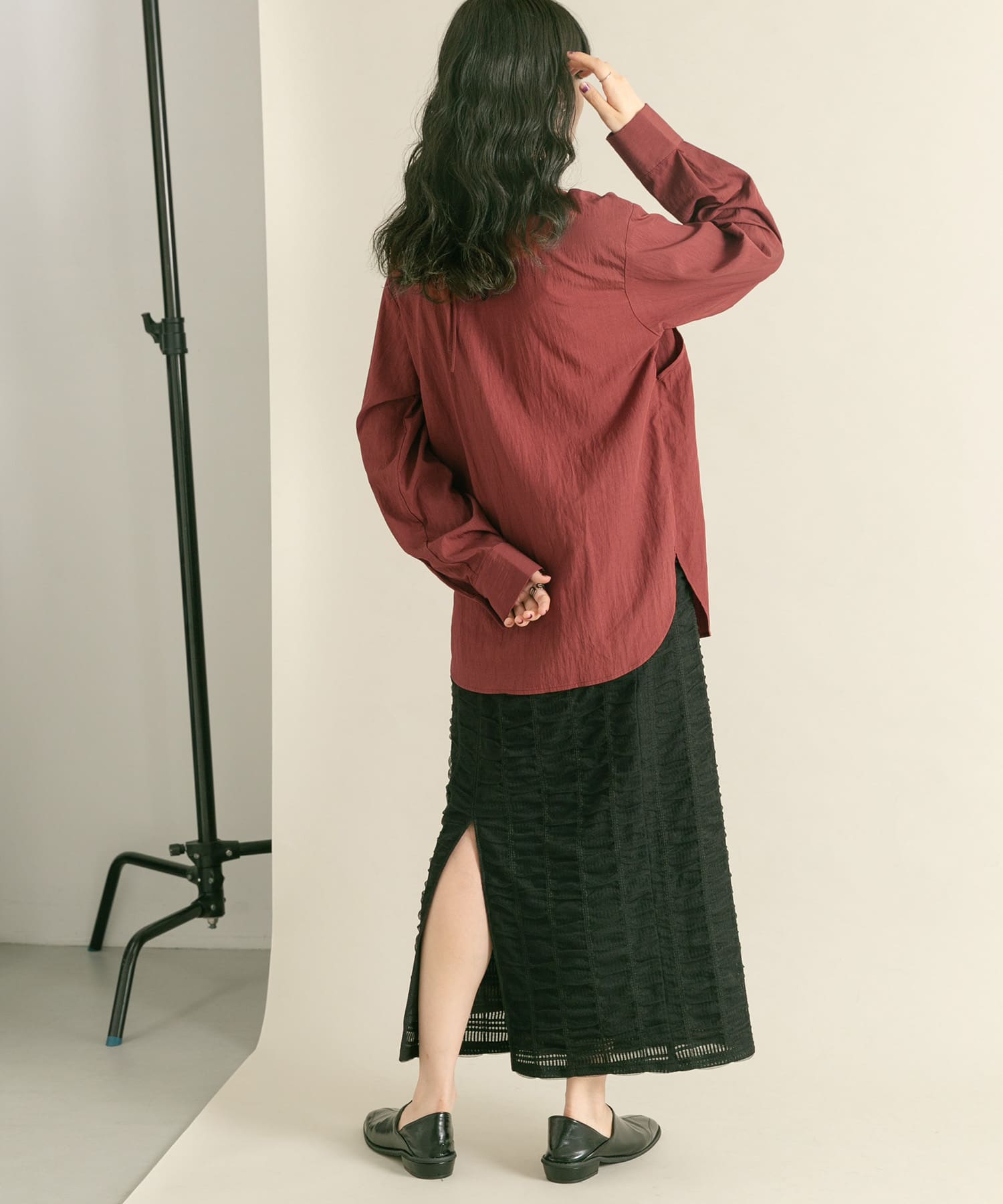 身長：160cm サイズ：one