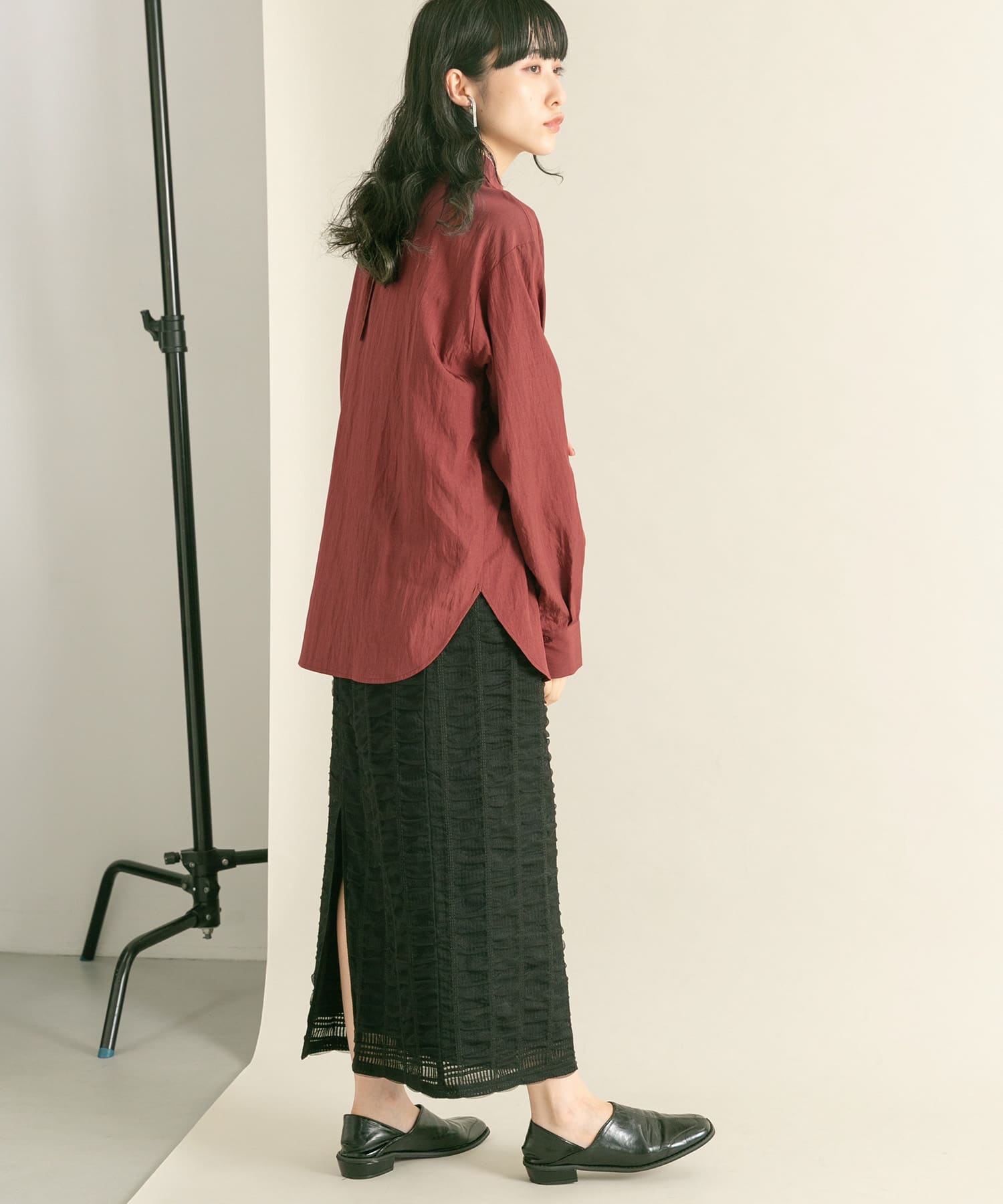 身長：160cm サイズ：one