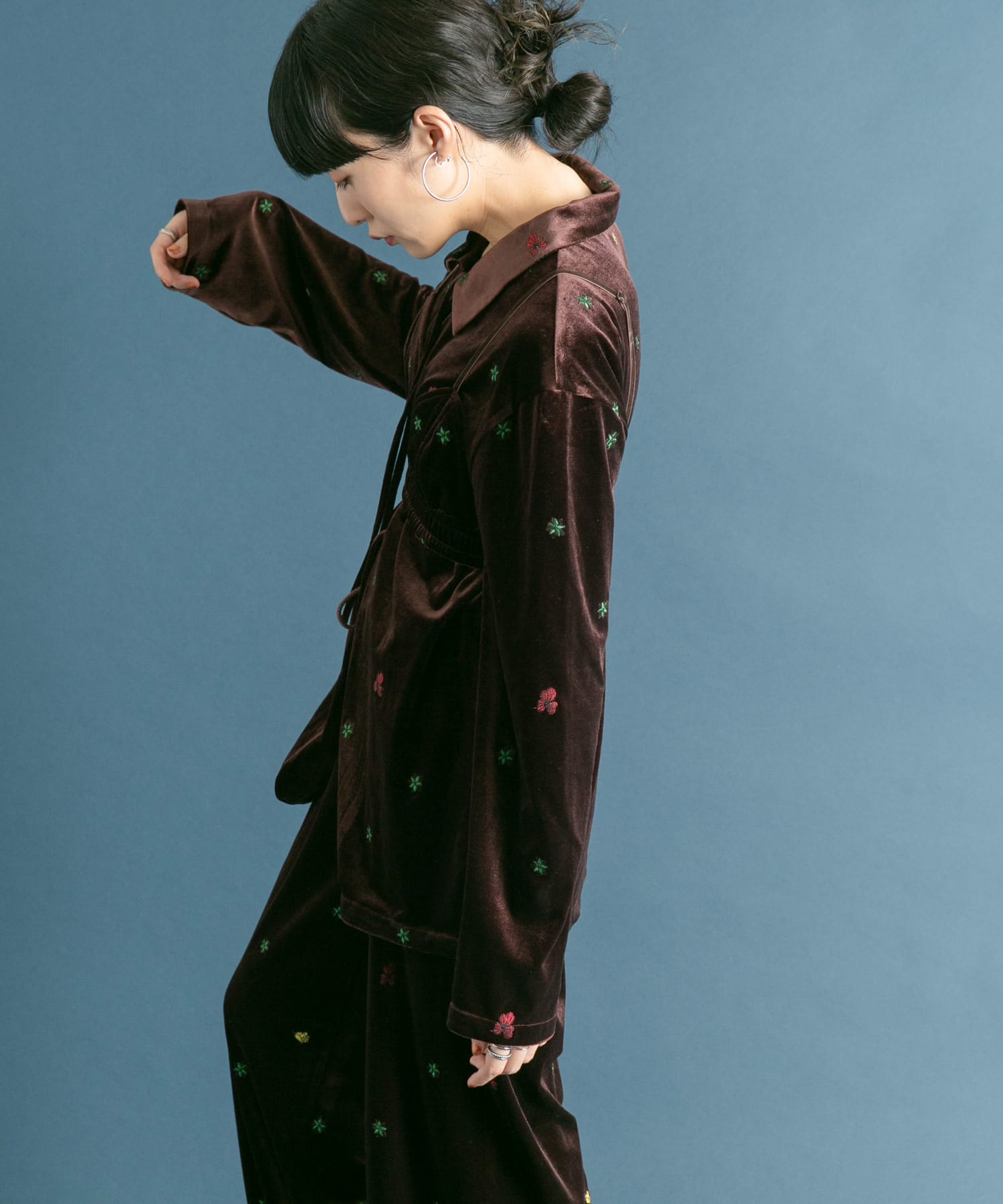 身長：160cm サイズ：one