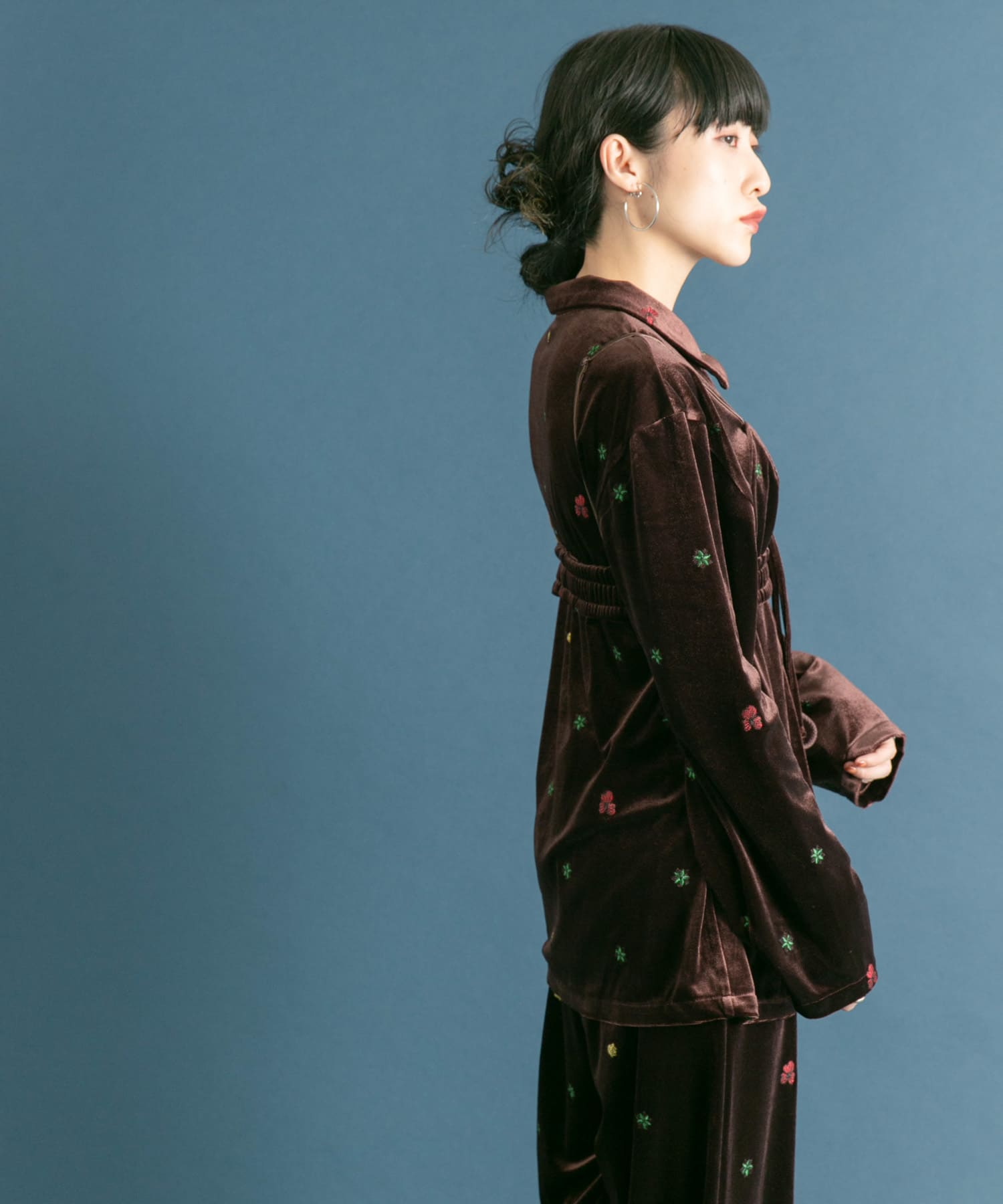 身長：160cm サイズ：one