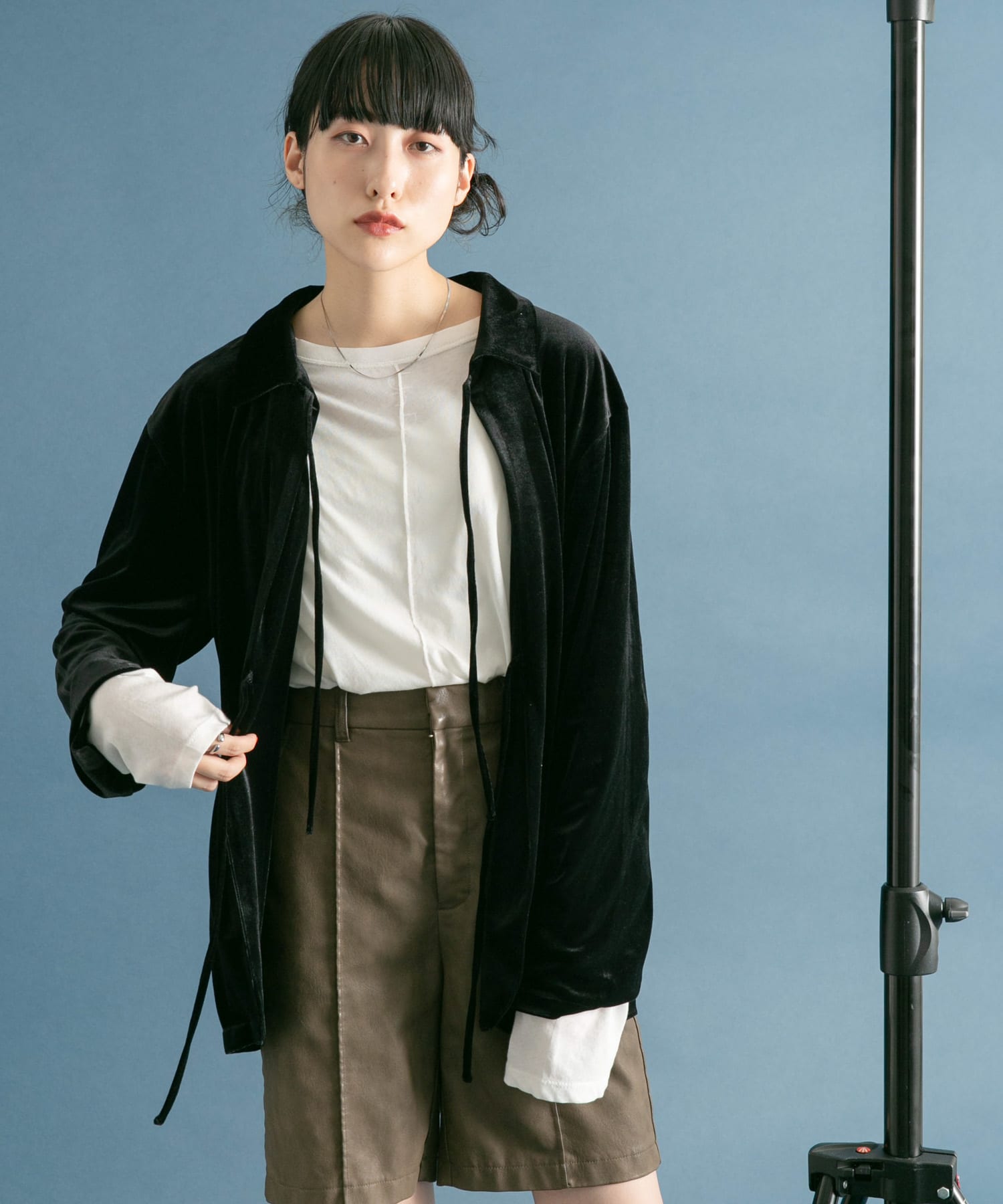 身長：160cm サイズ：one