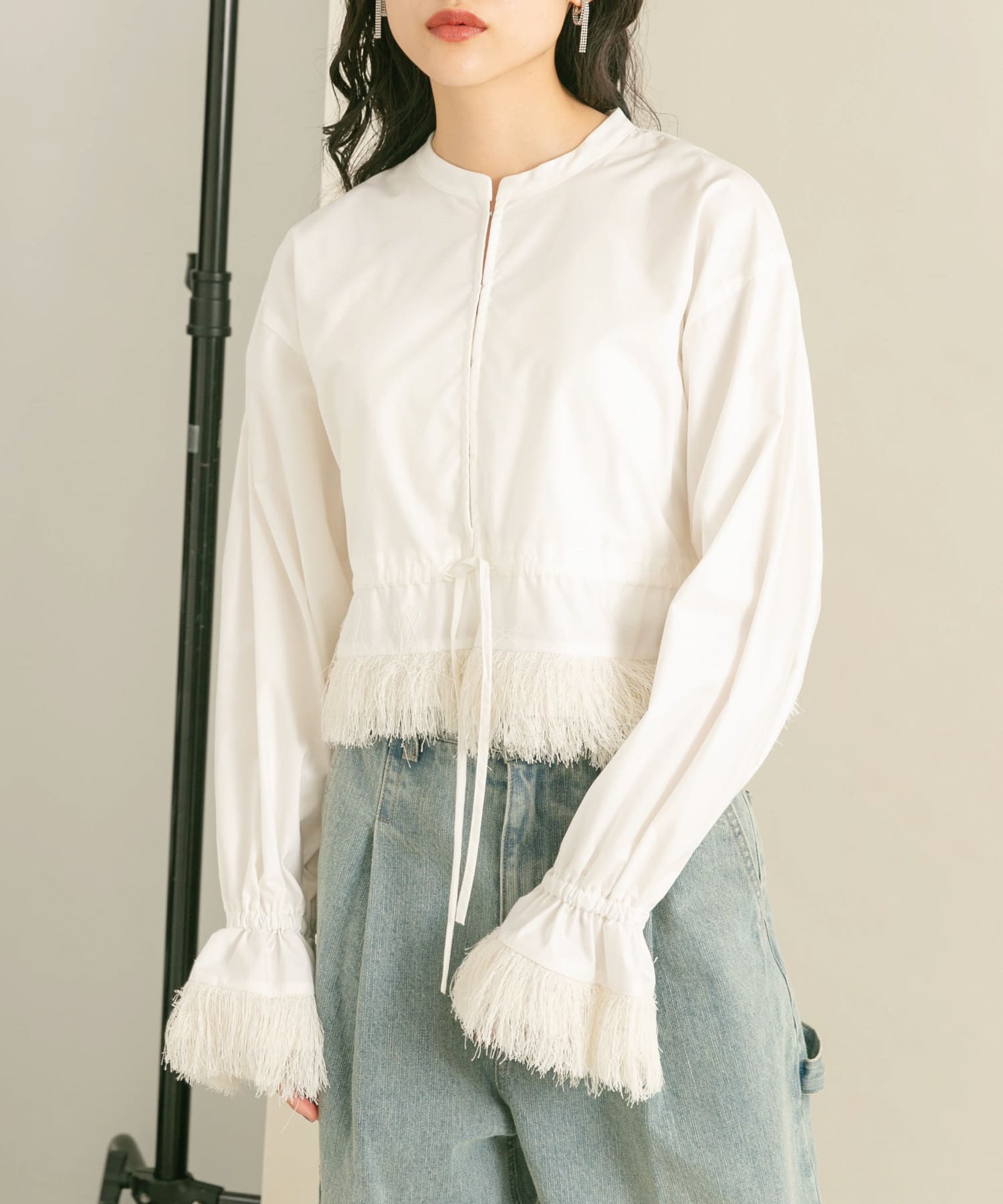 身長：160cm サイズ：one