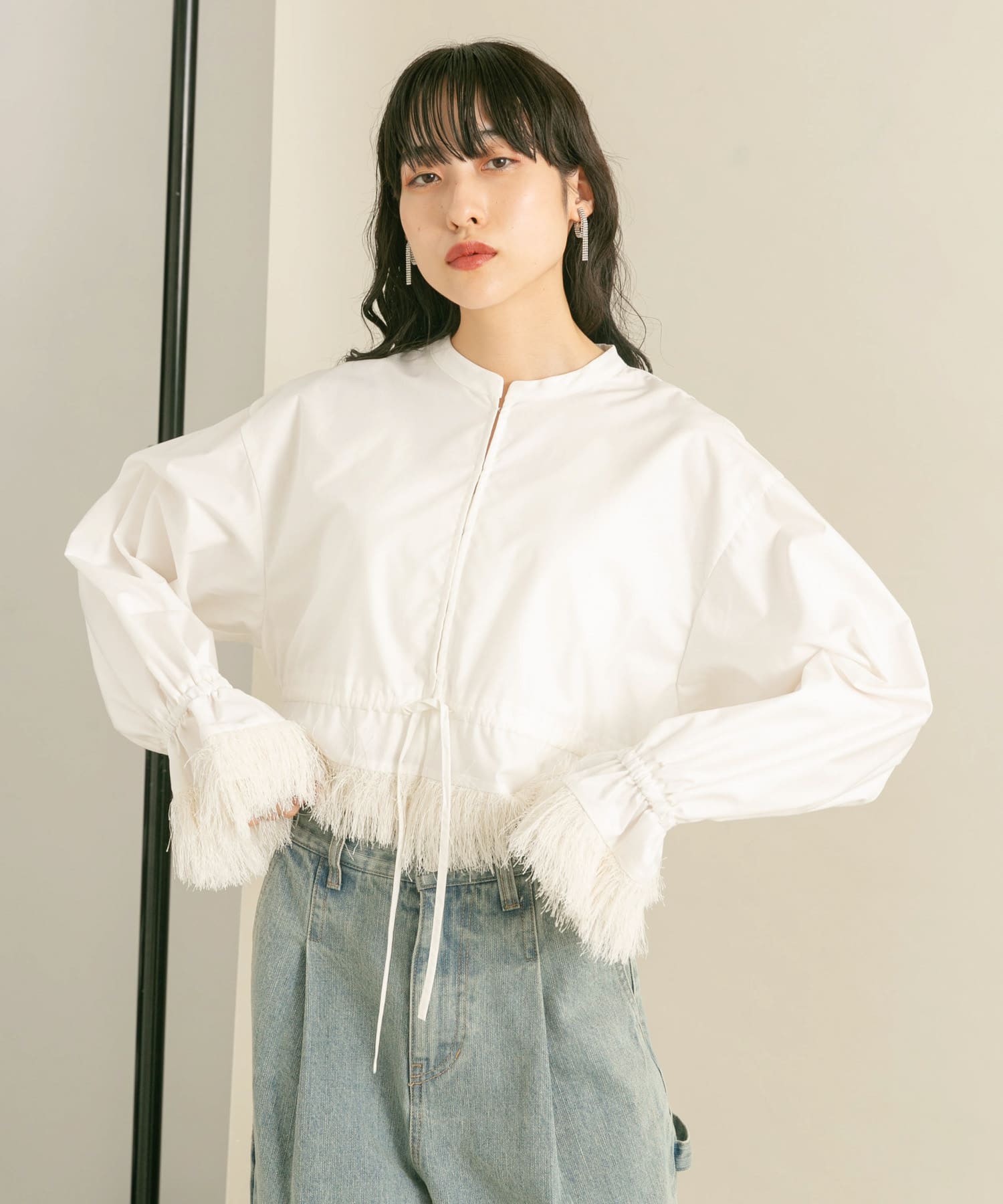 身長：160cm サイズ：one