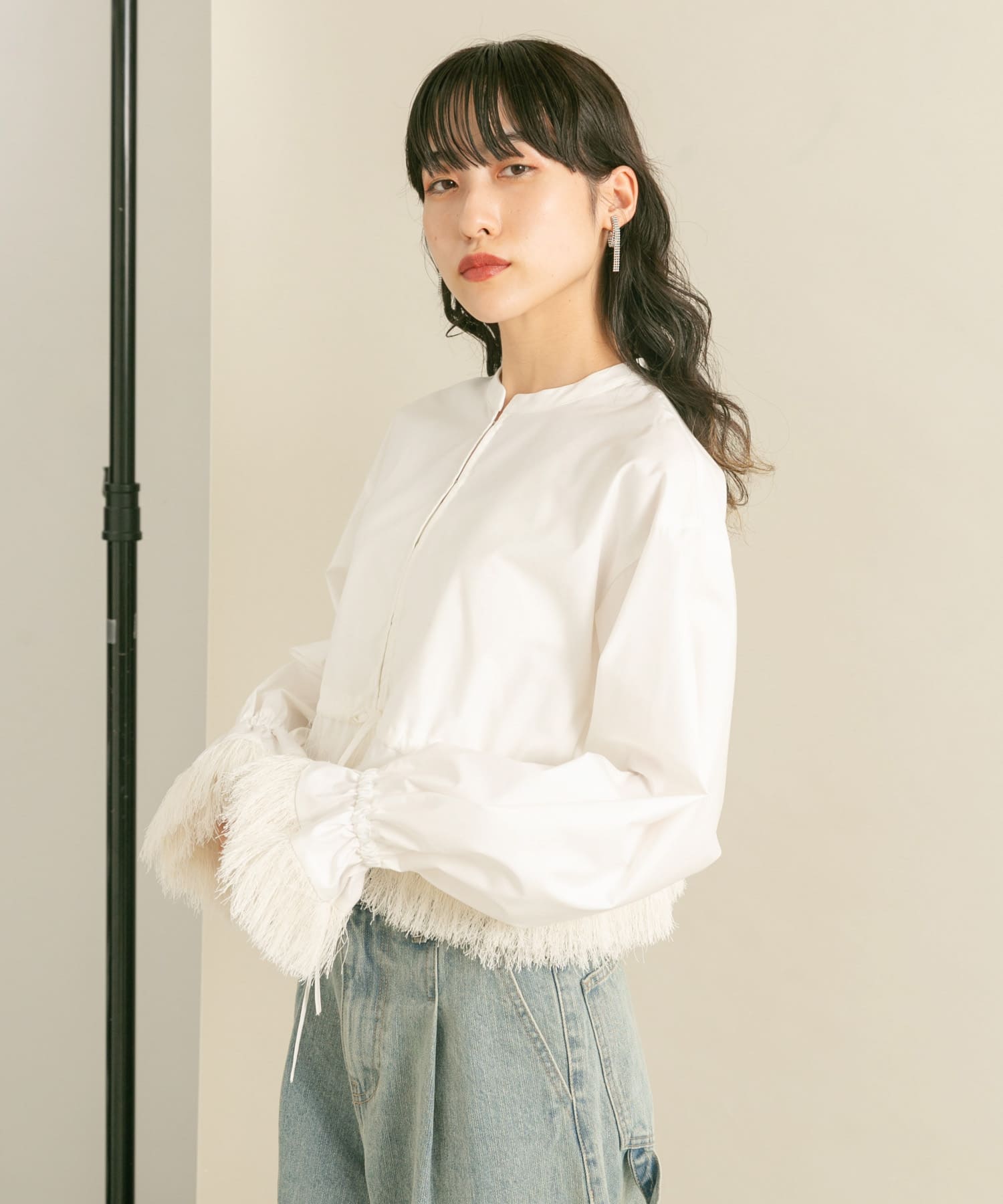 身長：160cm サイズ：one