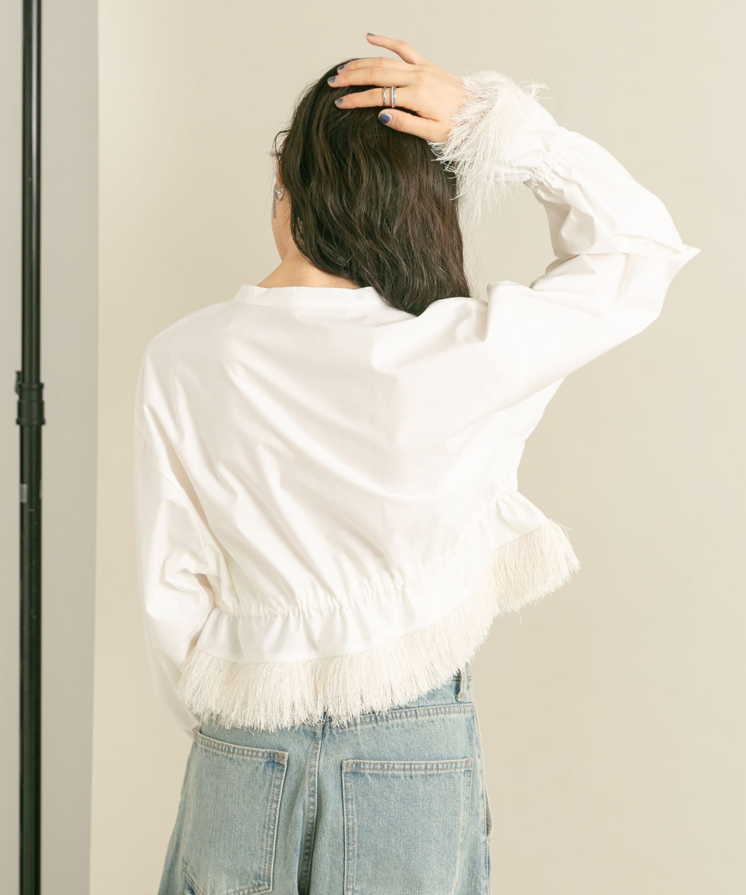 身長：160cm サイズ：one