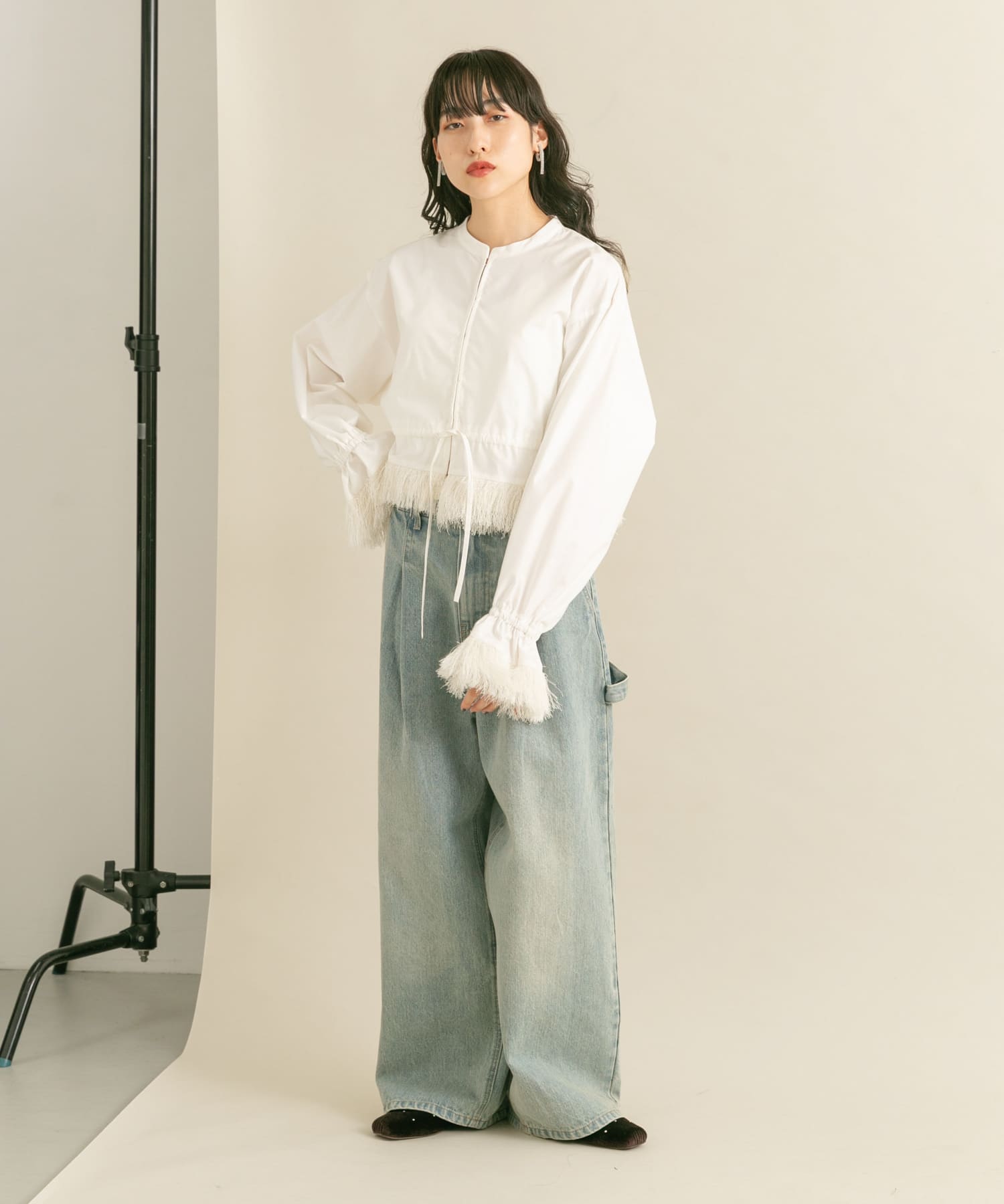 身長：160cm サイズ：one