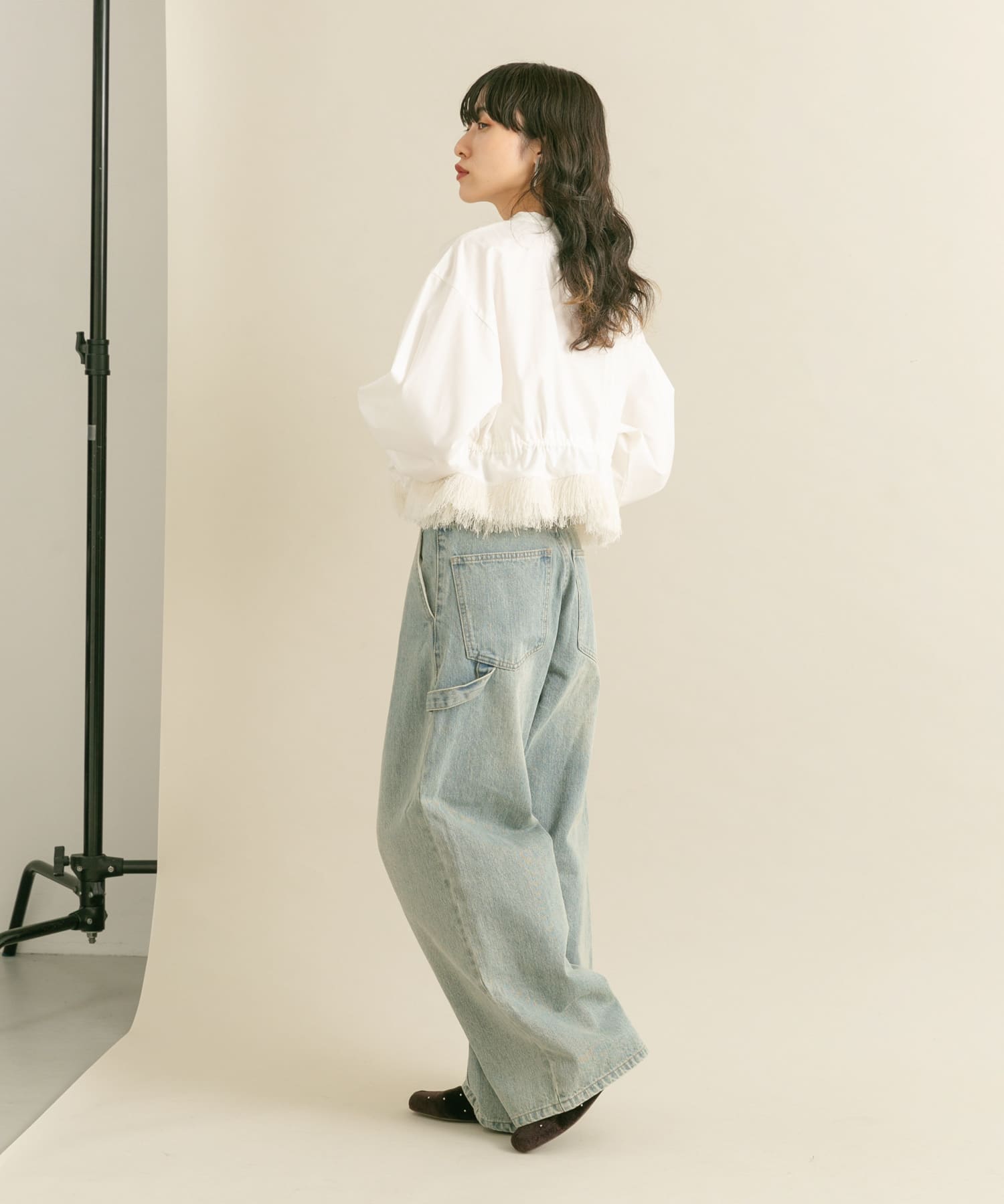 身長：160cm サイズ：one
