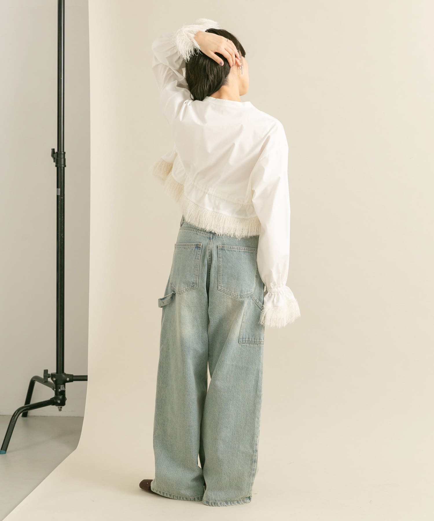 身長：160cm サイズ：one