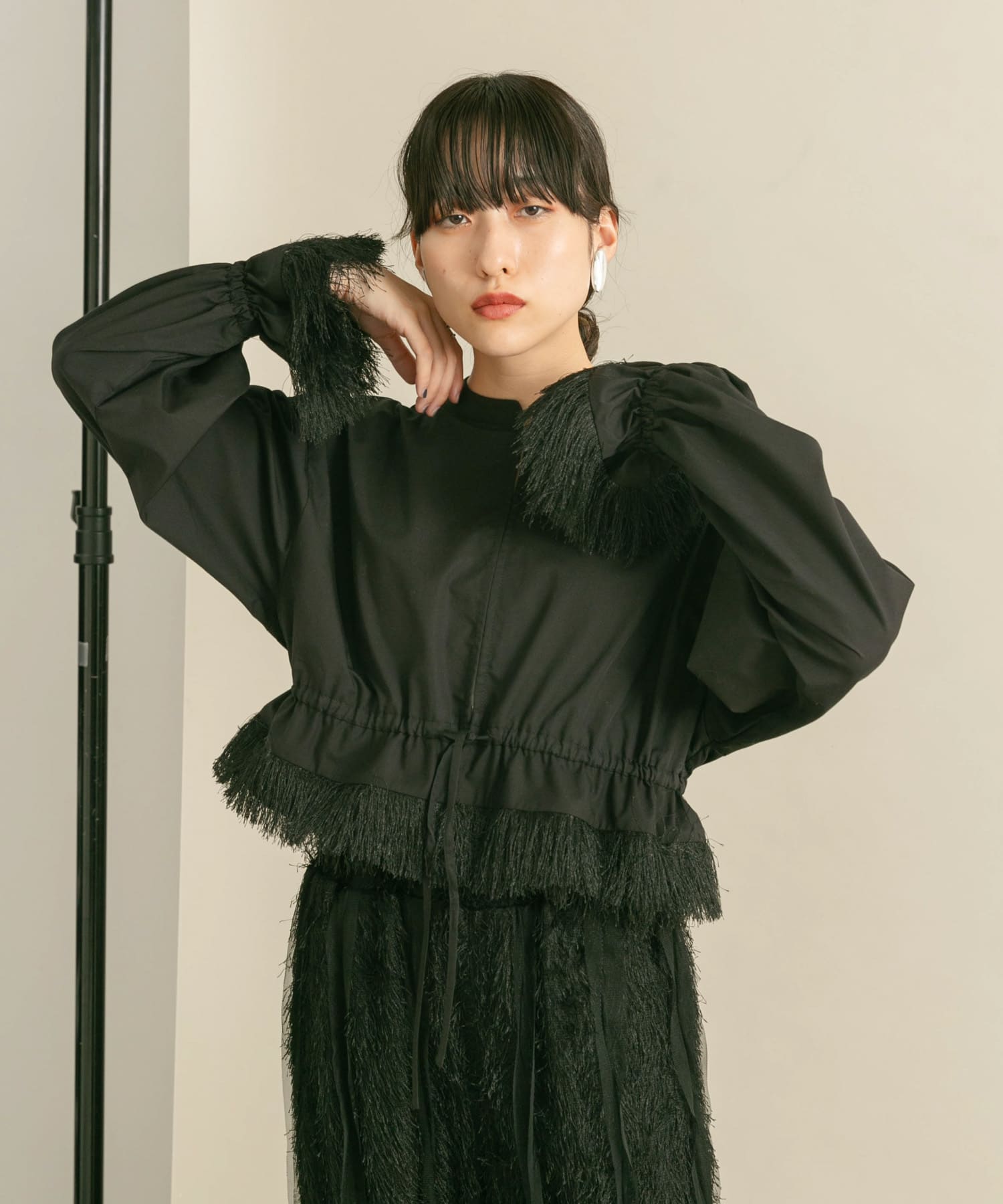 身長：160cm サイズ：one