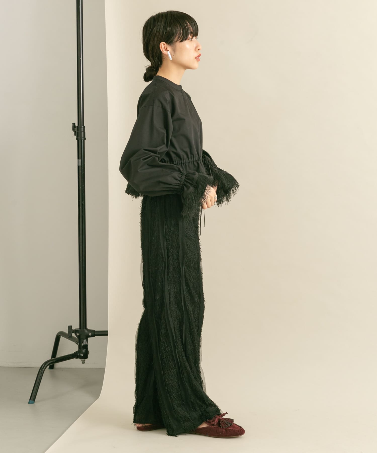 身長：160cm サイズ：one
