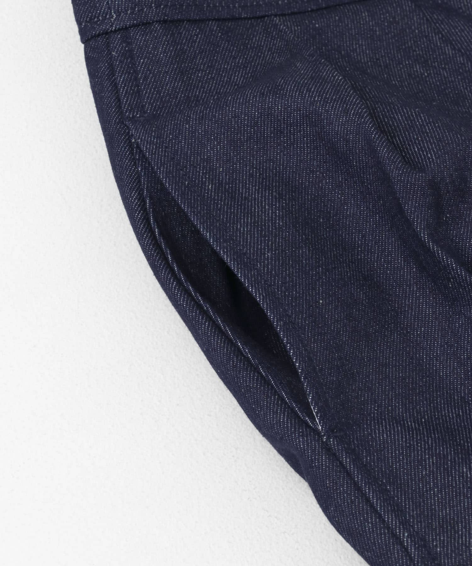 『2サイズ展開』タックコクーンデニム NAVY 36
