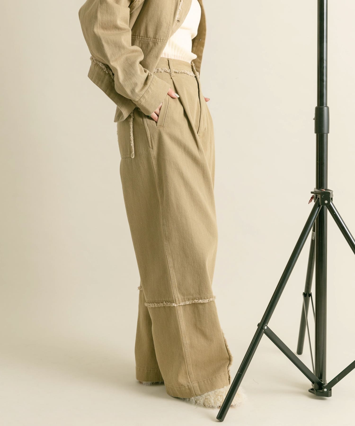 身長：160cm サイズ：one