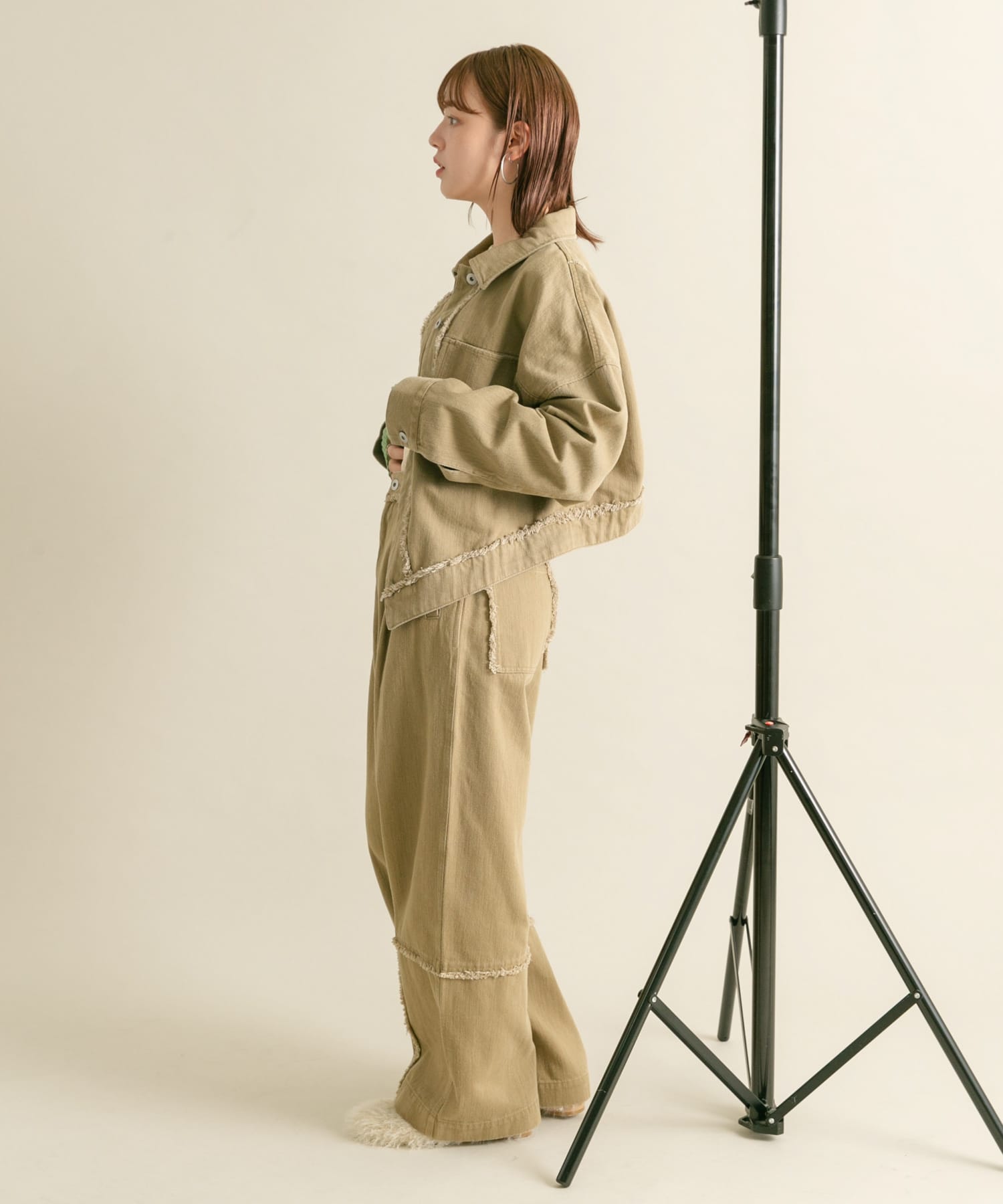 身長：160cm サイズ：one