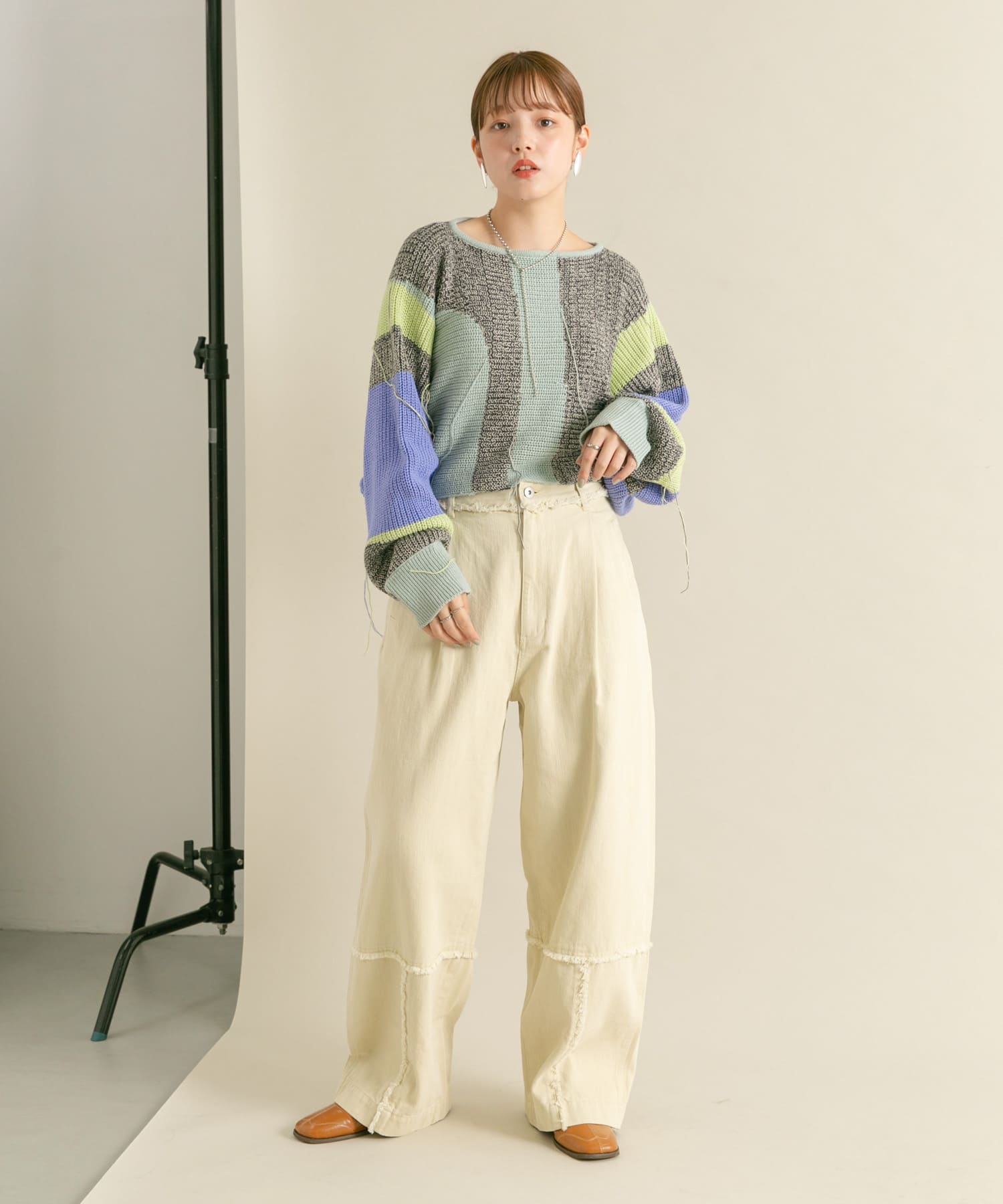 身長：160cm サイズ：one