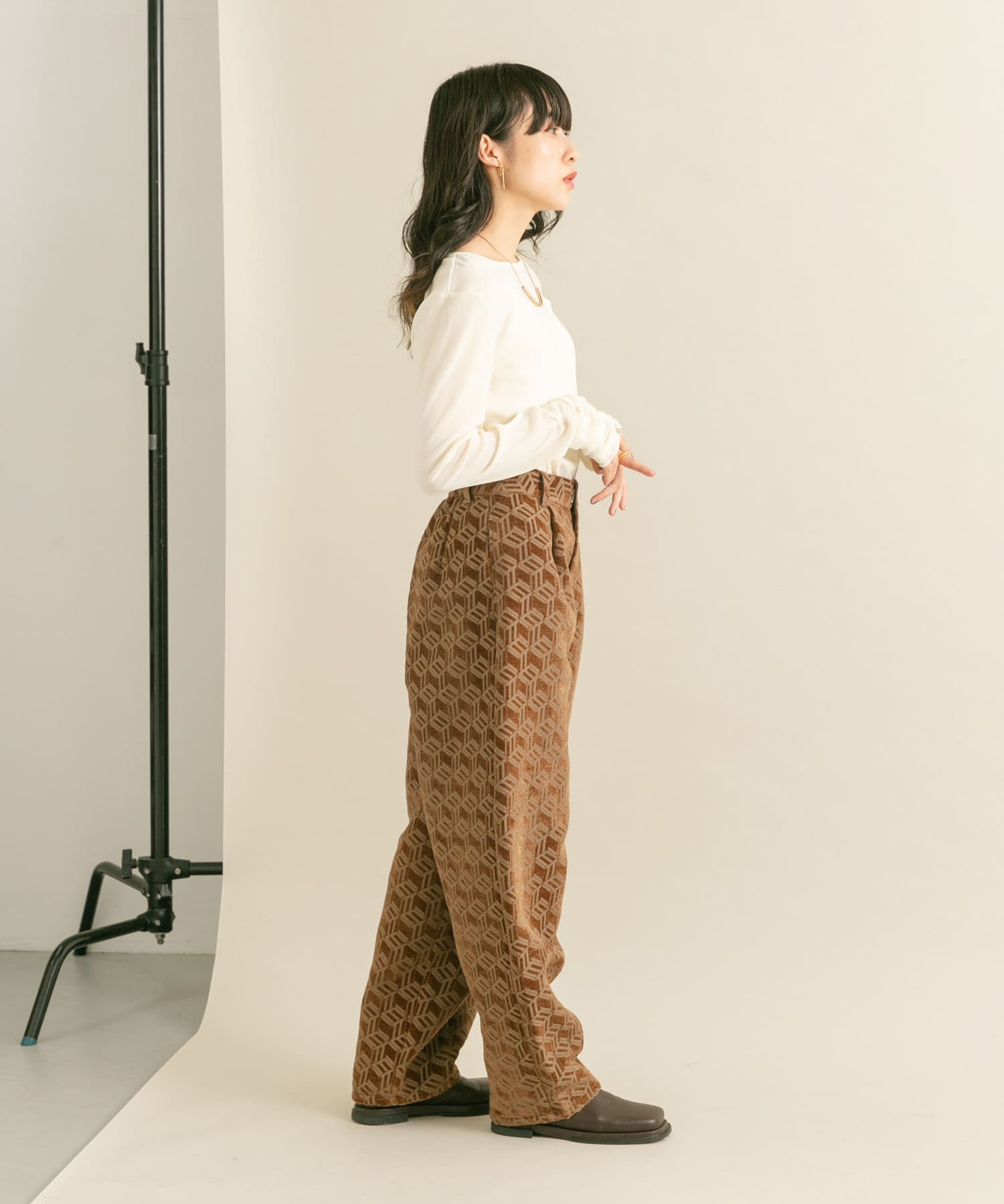 身長：160cm サイズ：one
