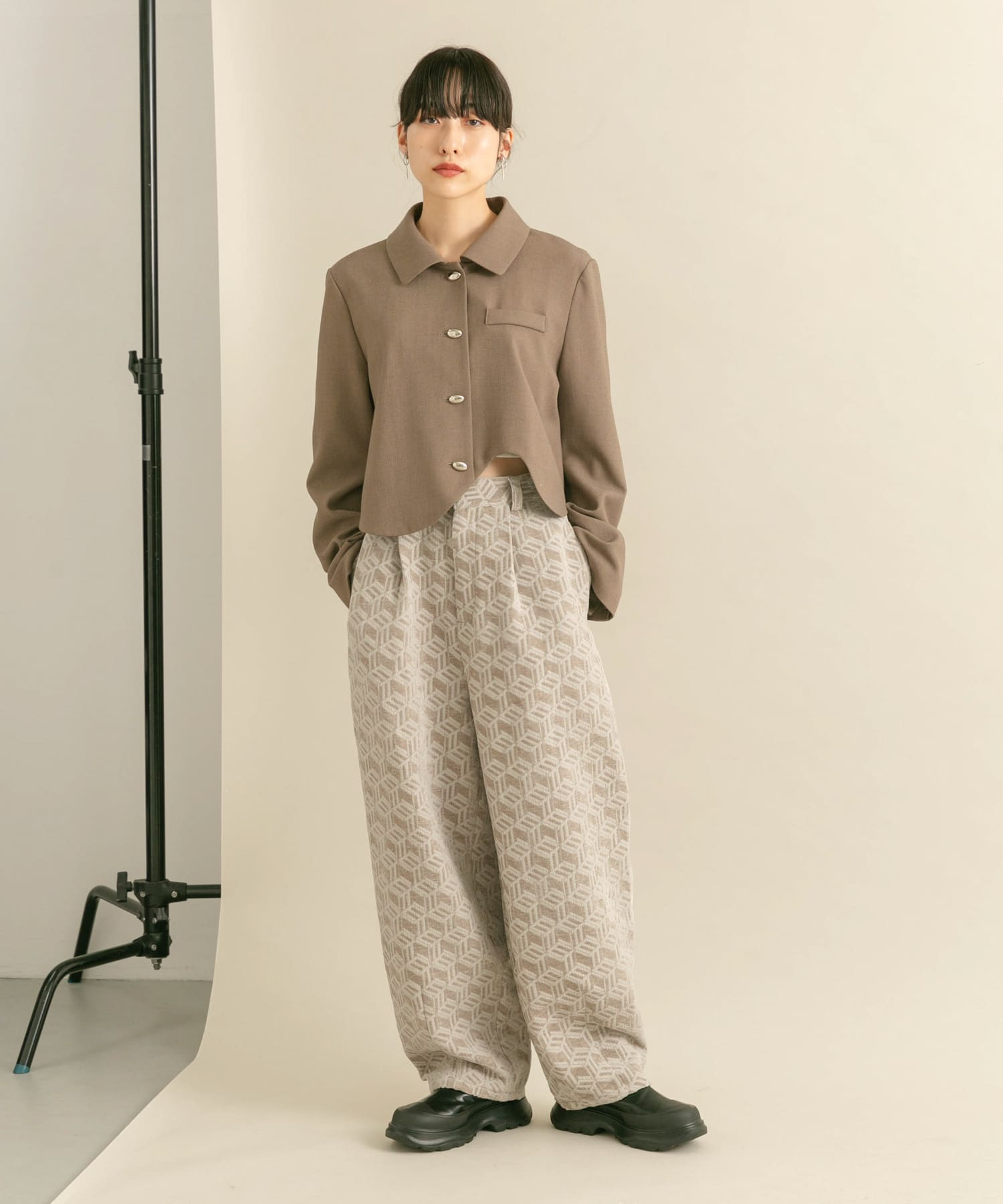 身長：160cm サイズ：one