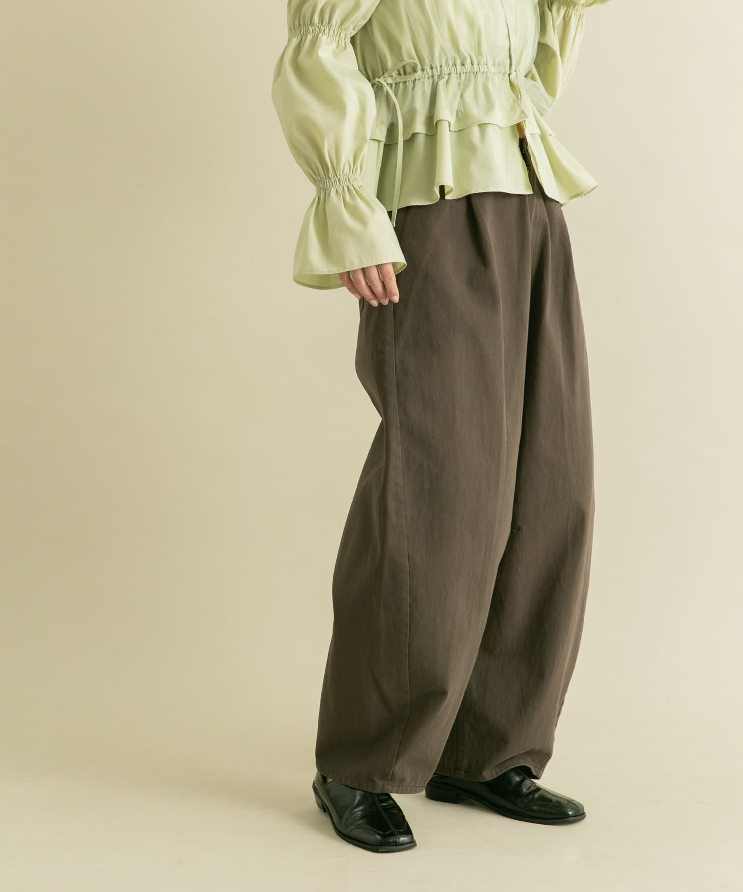 身長：160cm サイズ：one