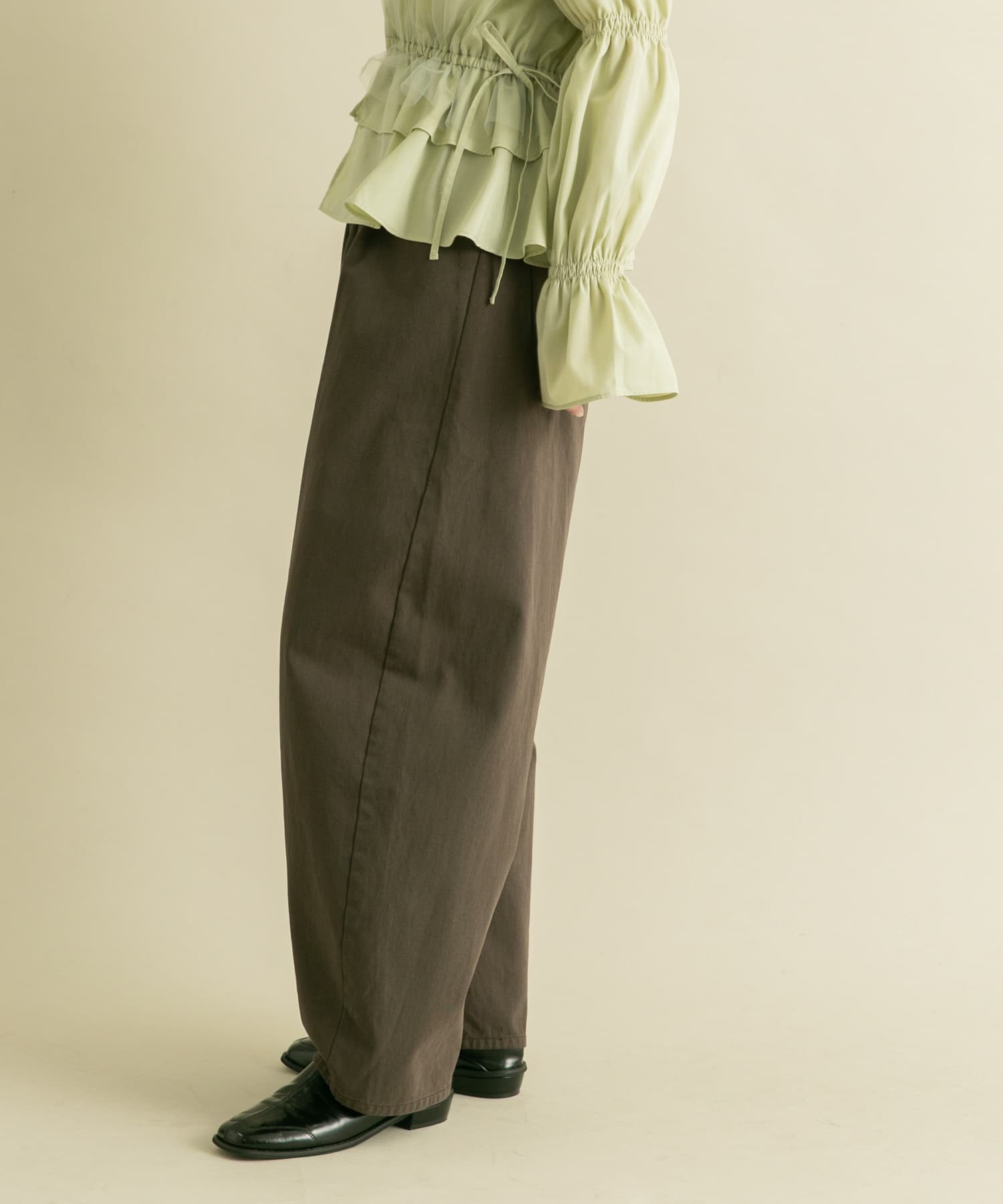 身長：160cm サイズ：one