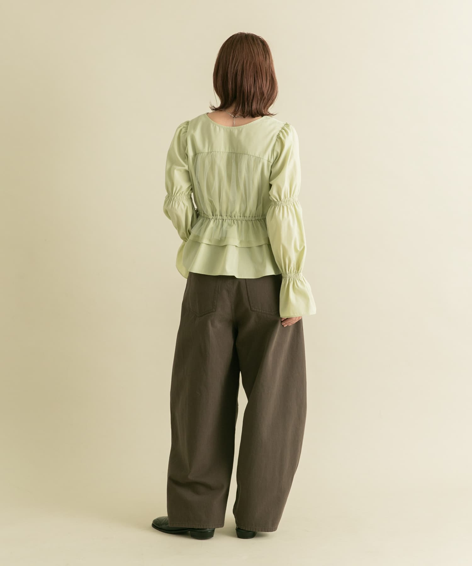 身長：160cm サイズ：one