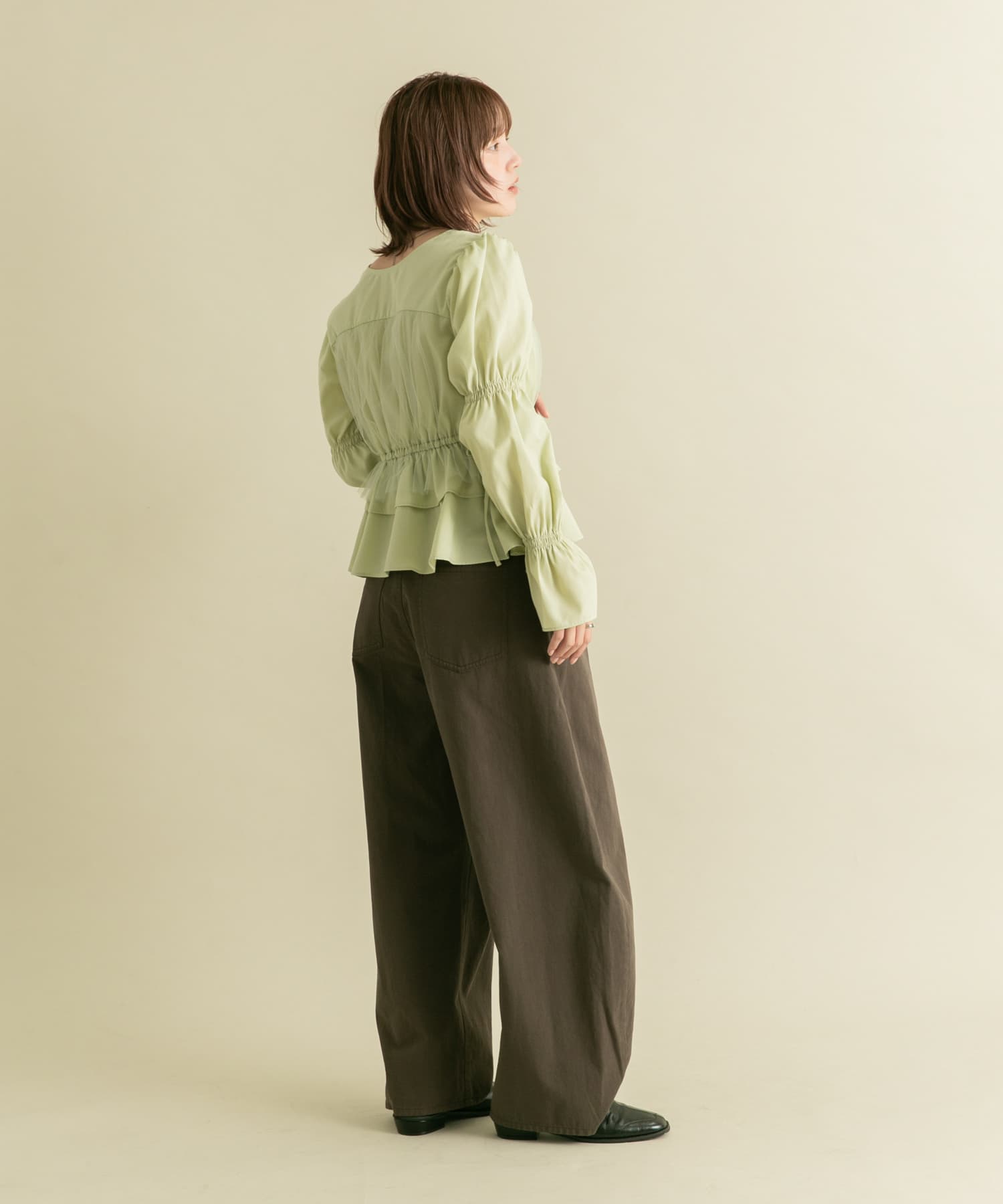 身長：160cm サイズ：one